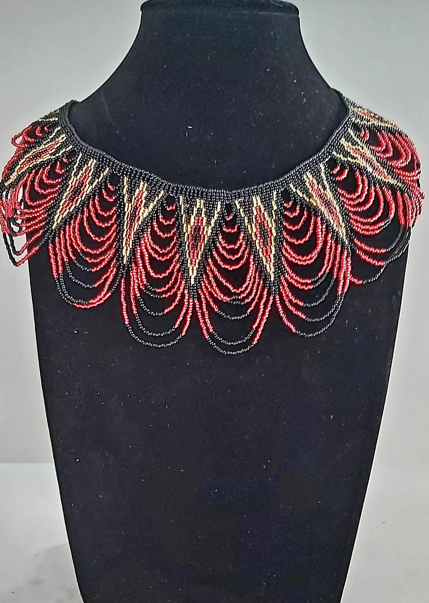 Sazwi Peacock Neckpiece