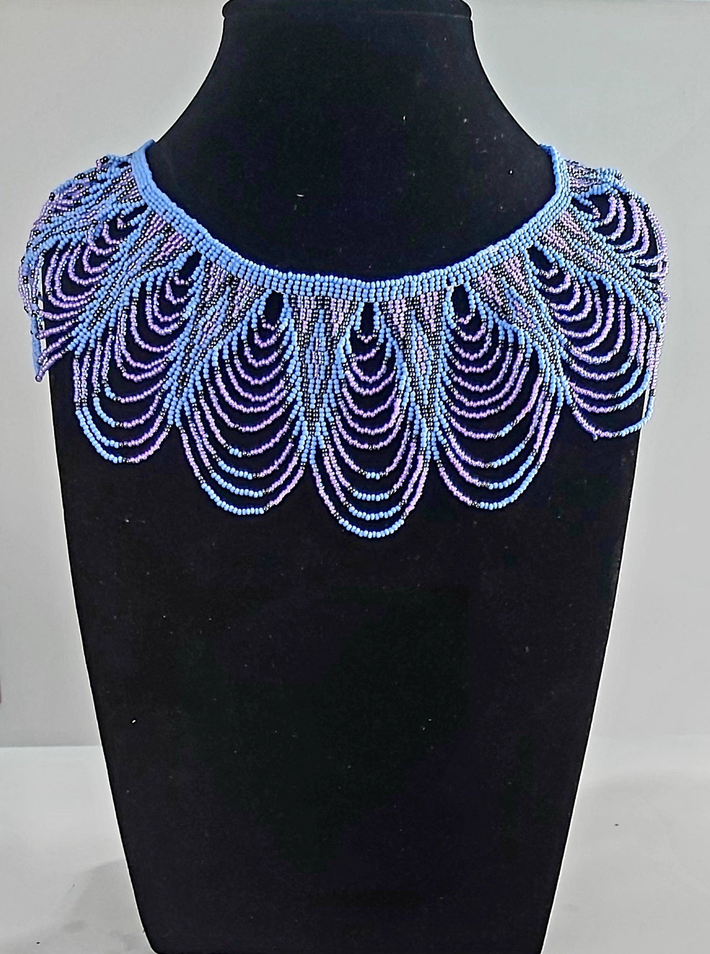 Sazwi Peacock Neckpiece