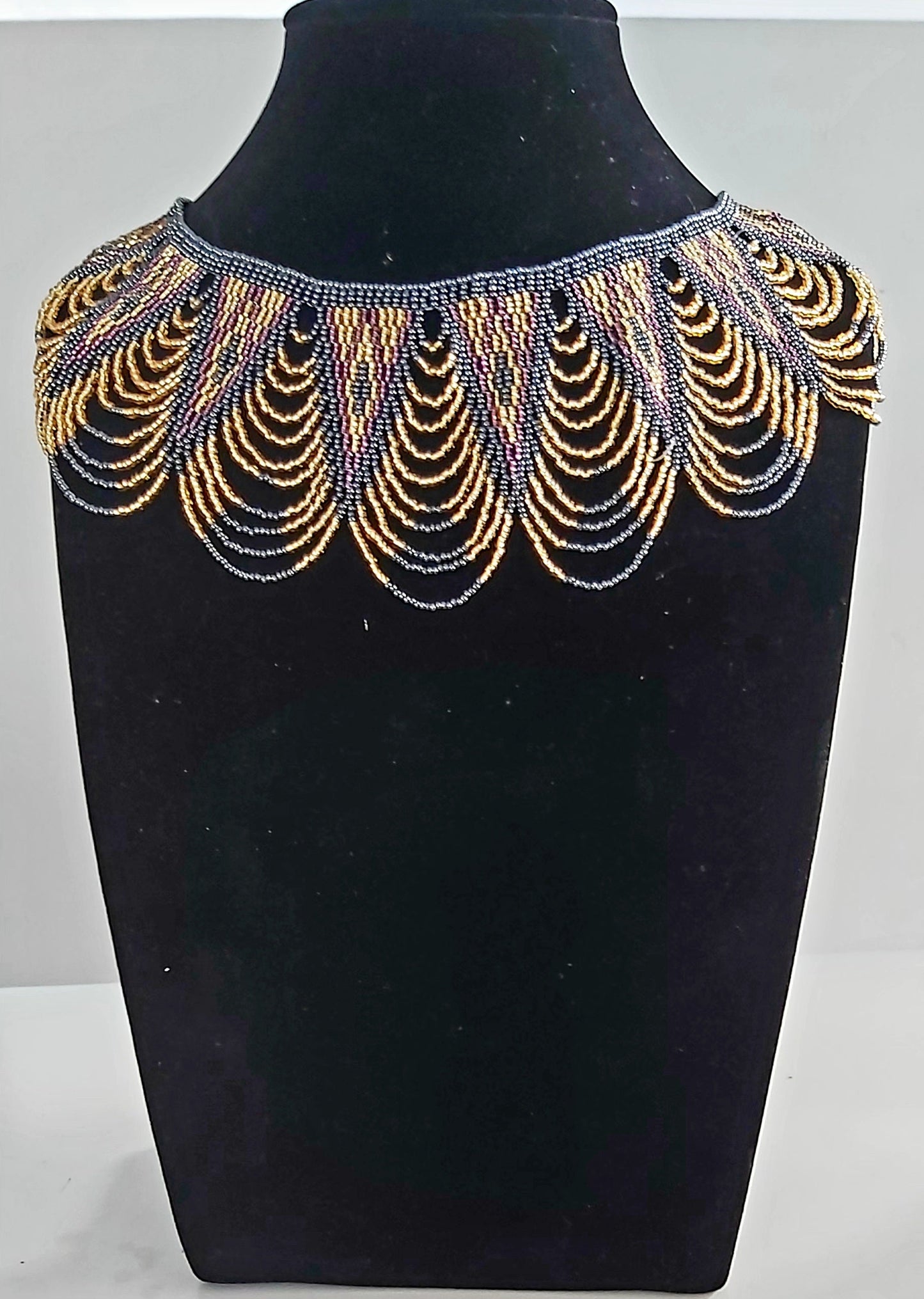 Sazwi Peacock Neckpiece