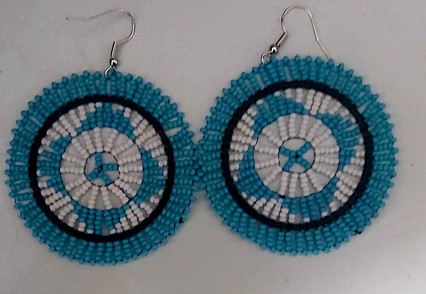 Zulu Disc Circle Earrings