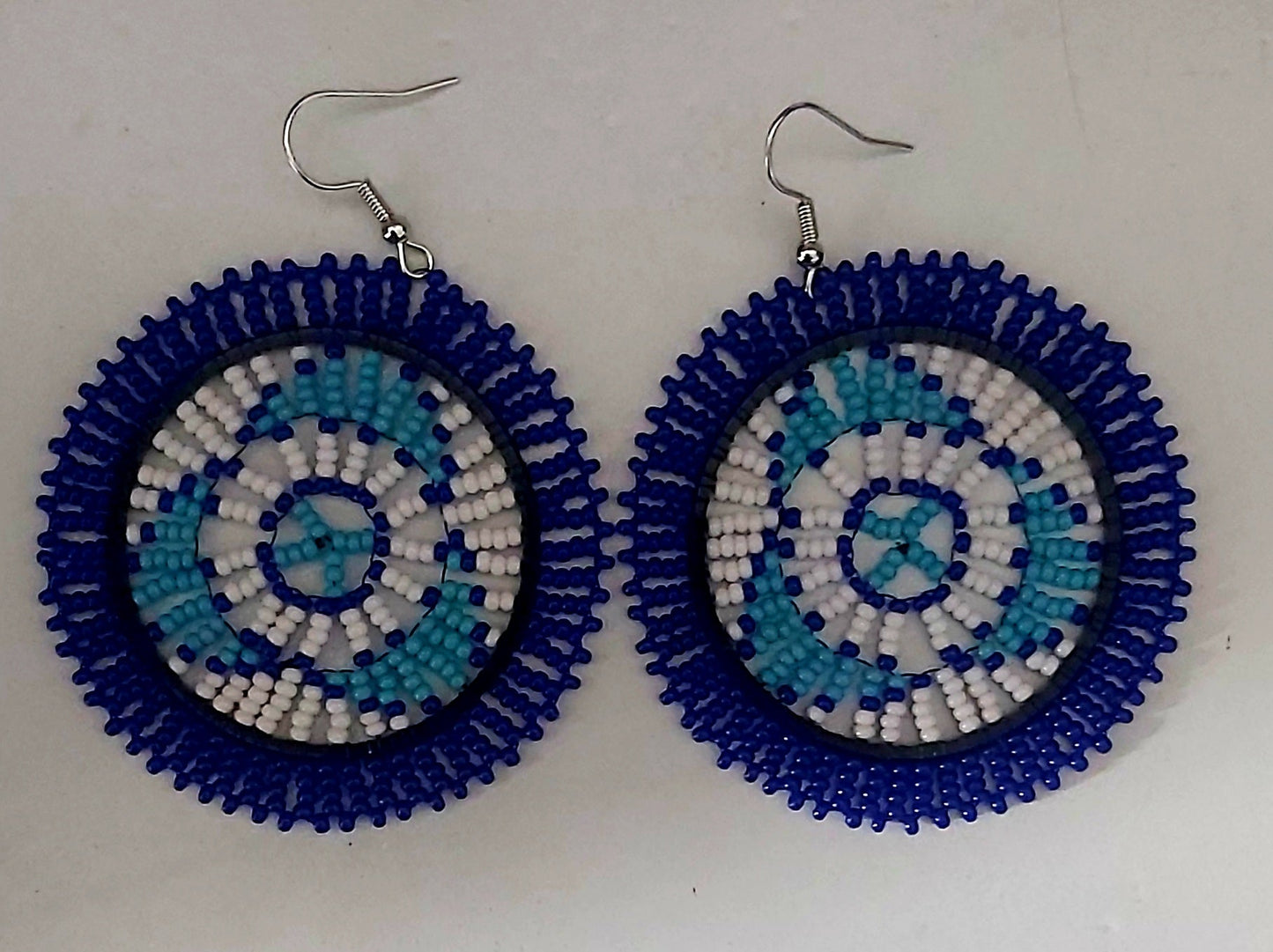 Zulu Disc Circle Earrings