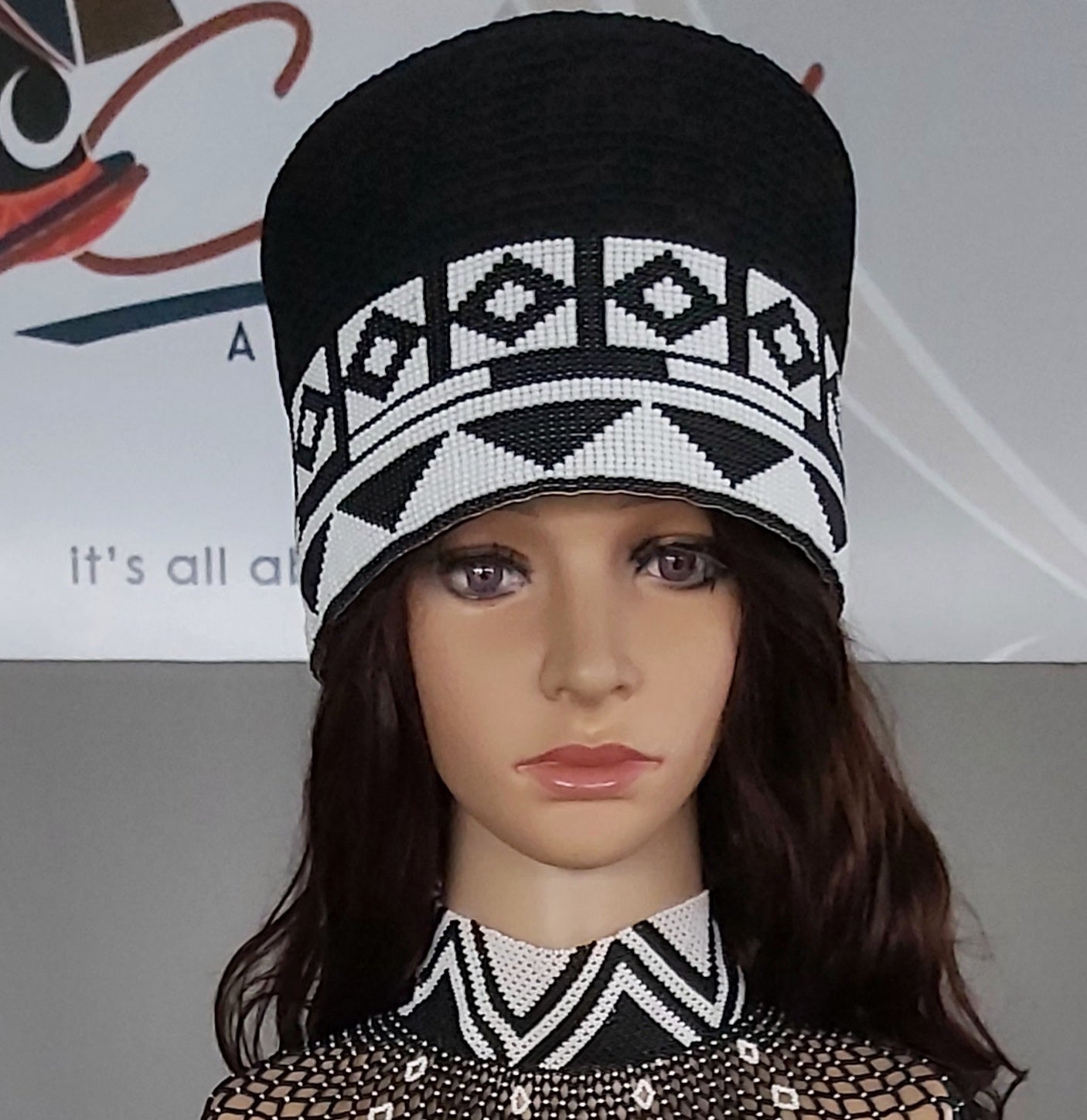 Ndlovukazi Beaded Hat