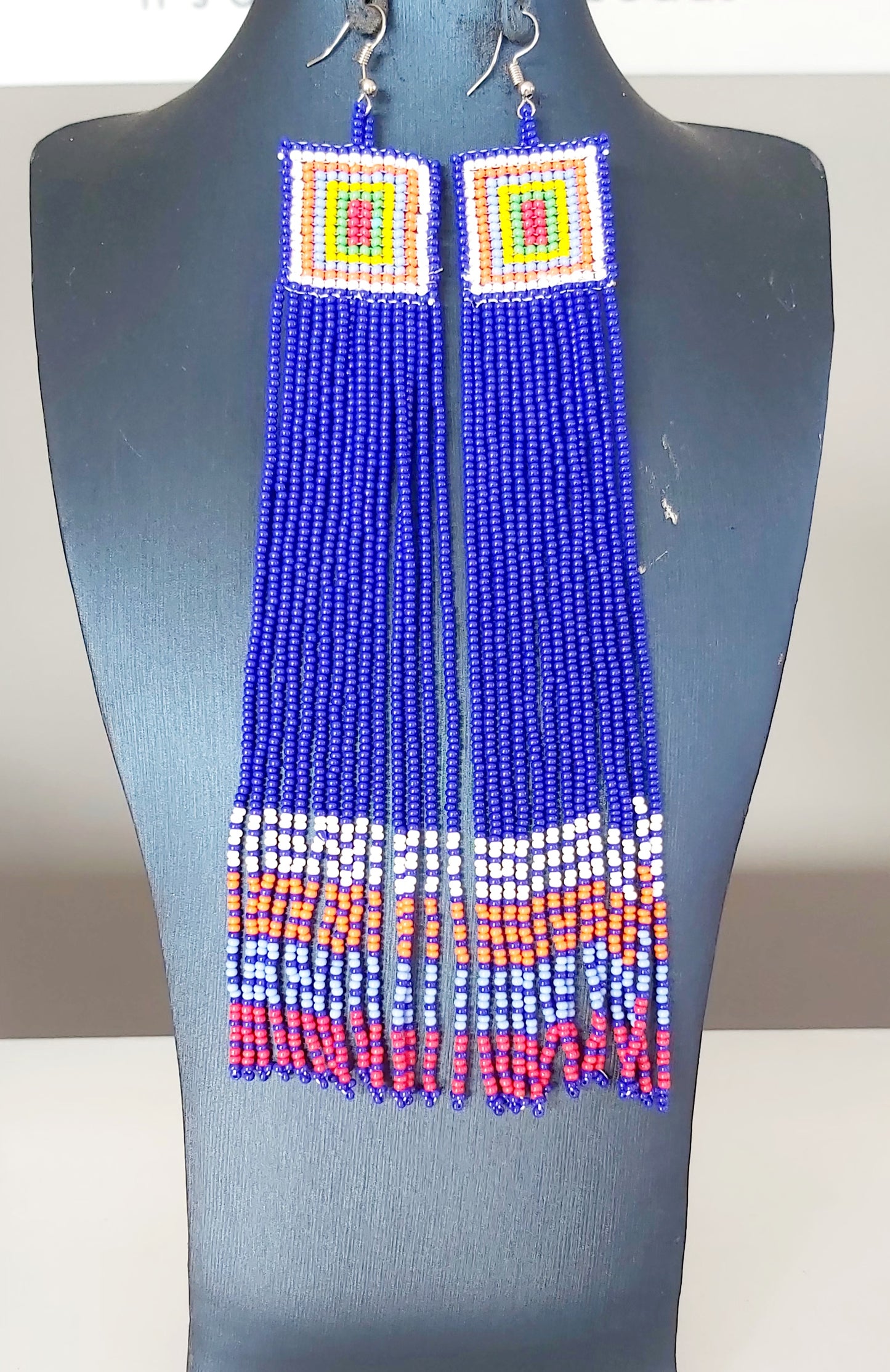 Square Tassel Earrings