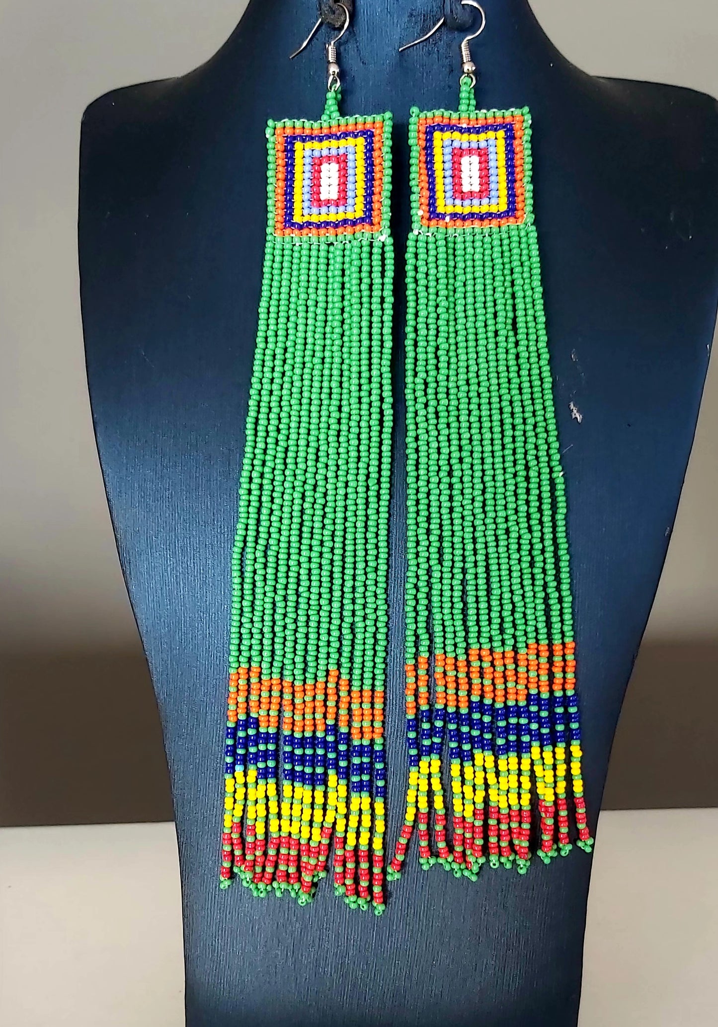 Square Tassel Earrings