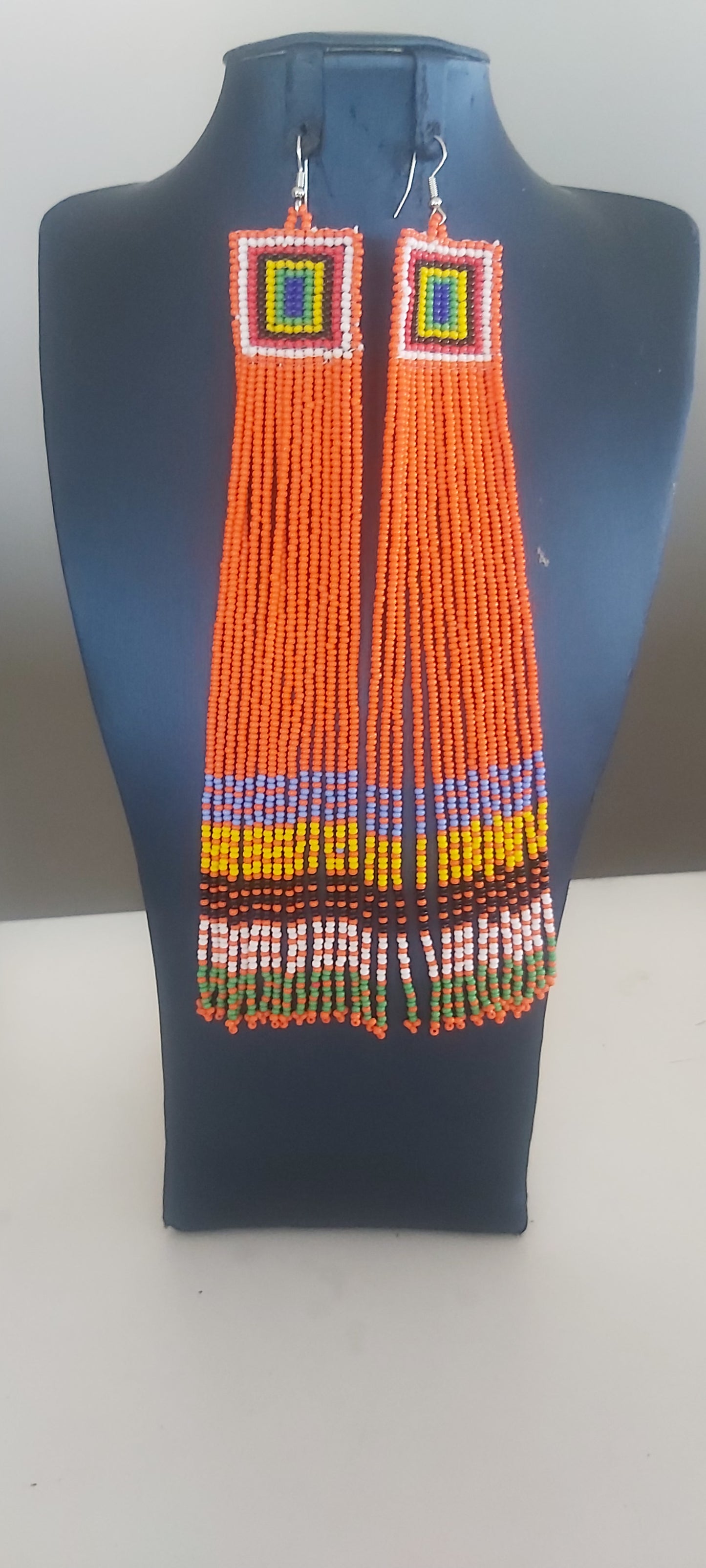 Square Tassel Earrings