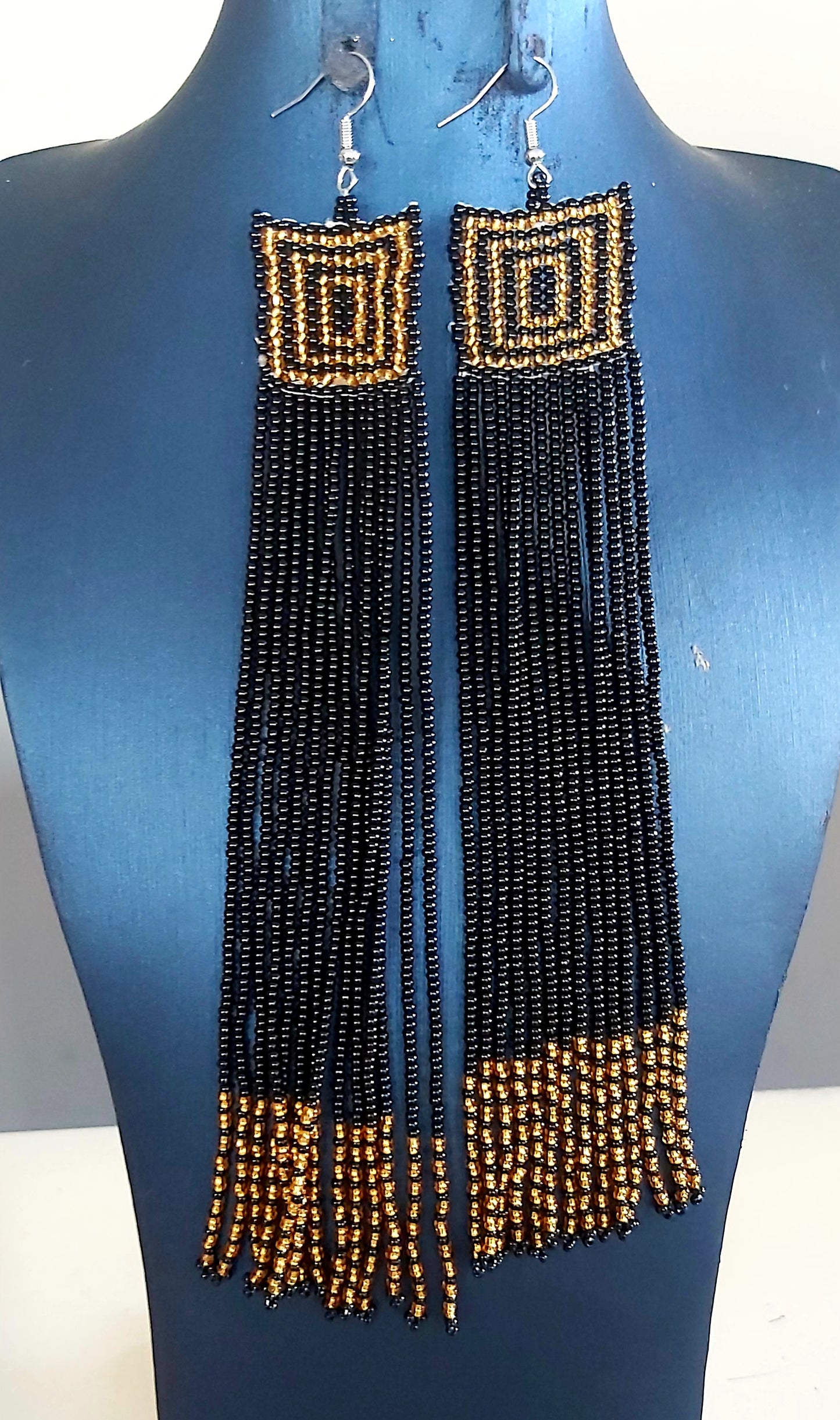 Square Tassel Earrings