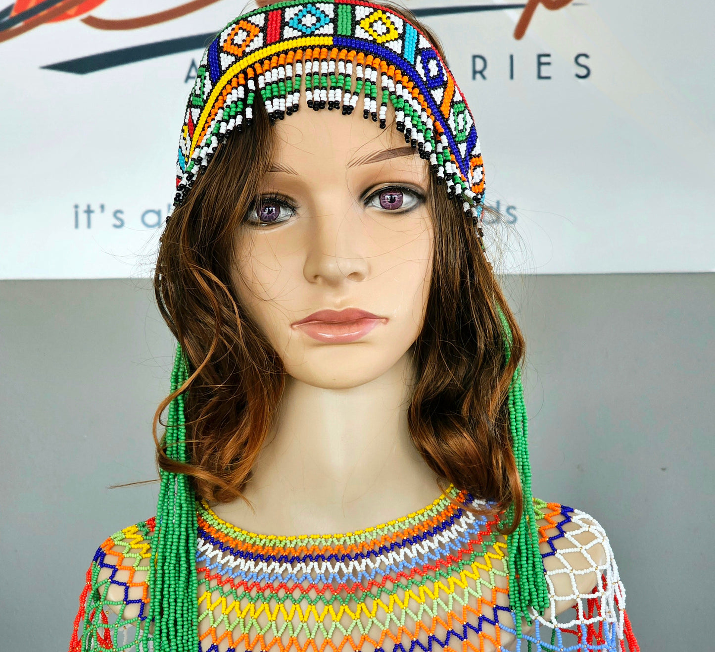 Oni Beaded Crown
