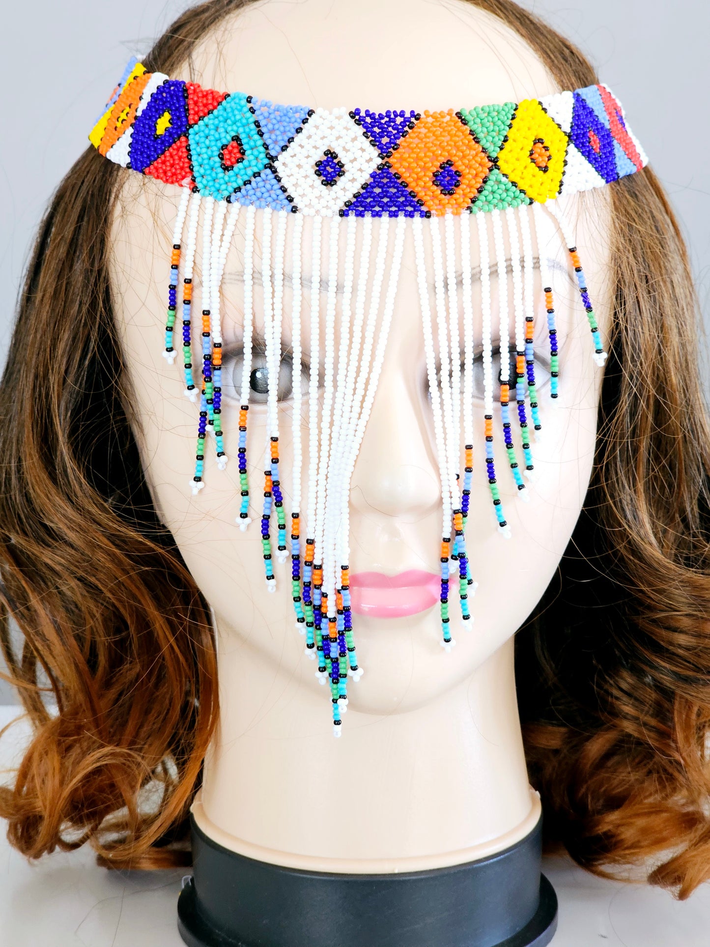 Beaded Head Veil