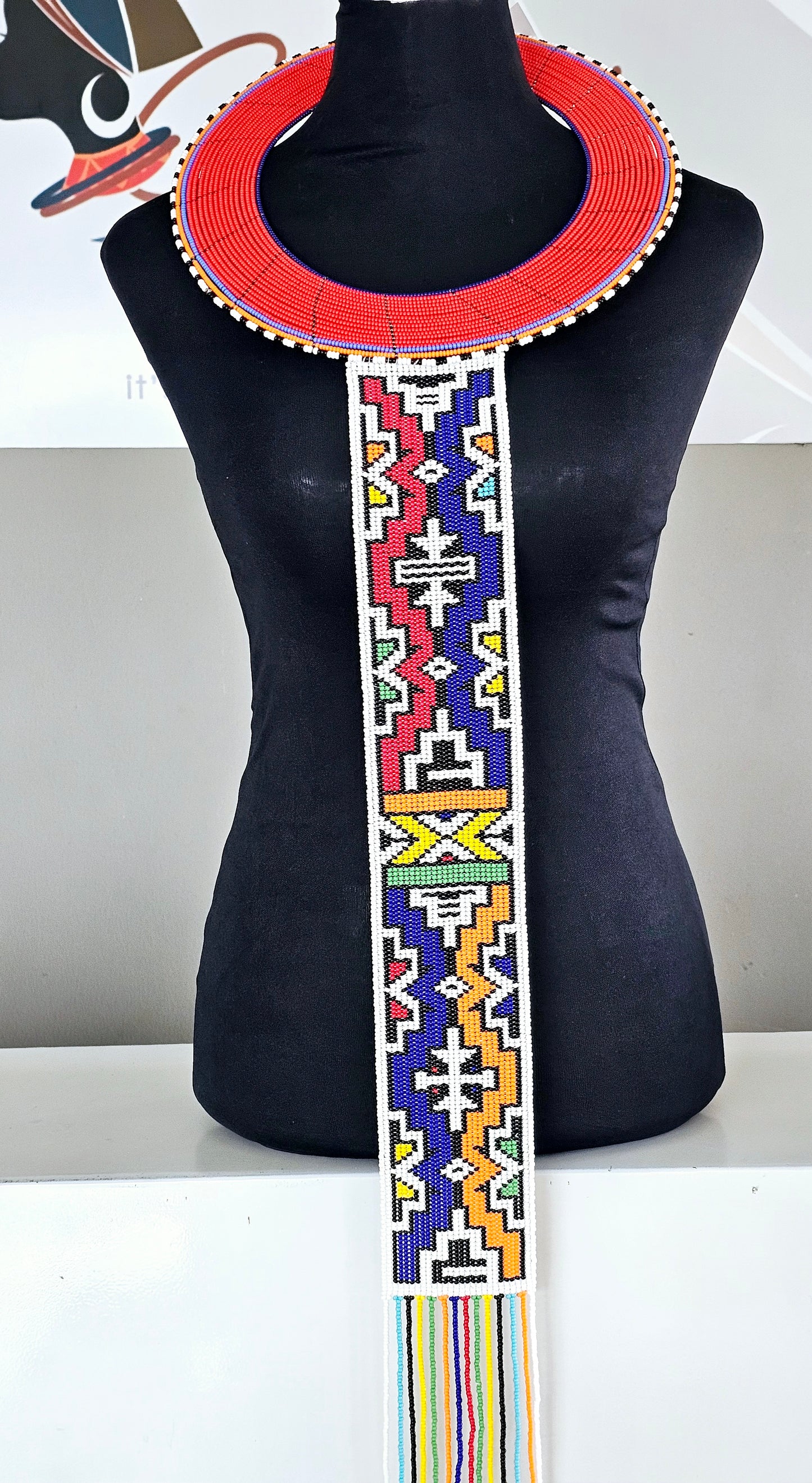 Avela Beaded Neckpiece