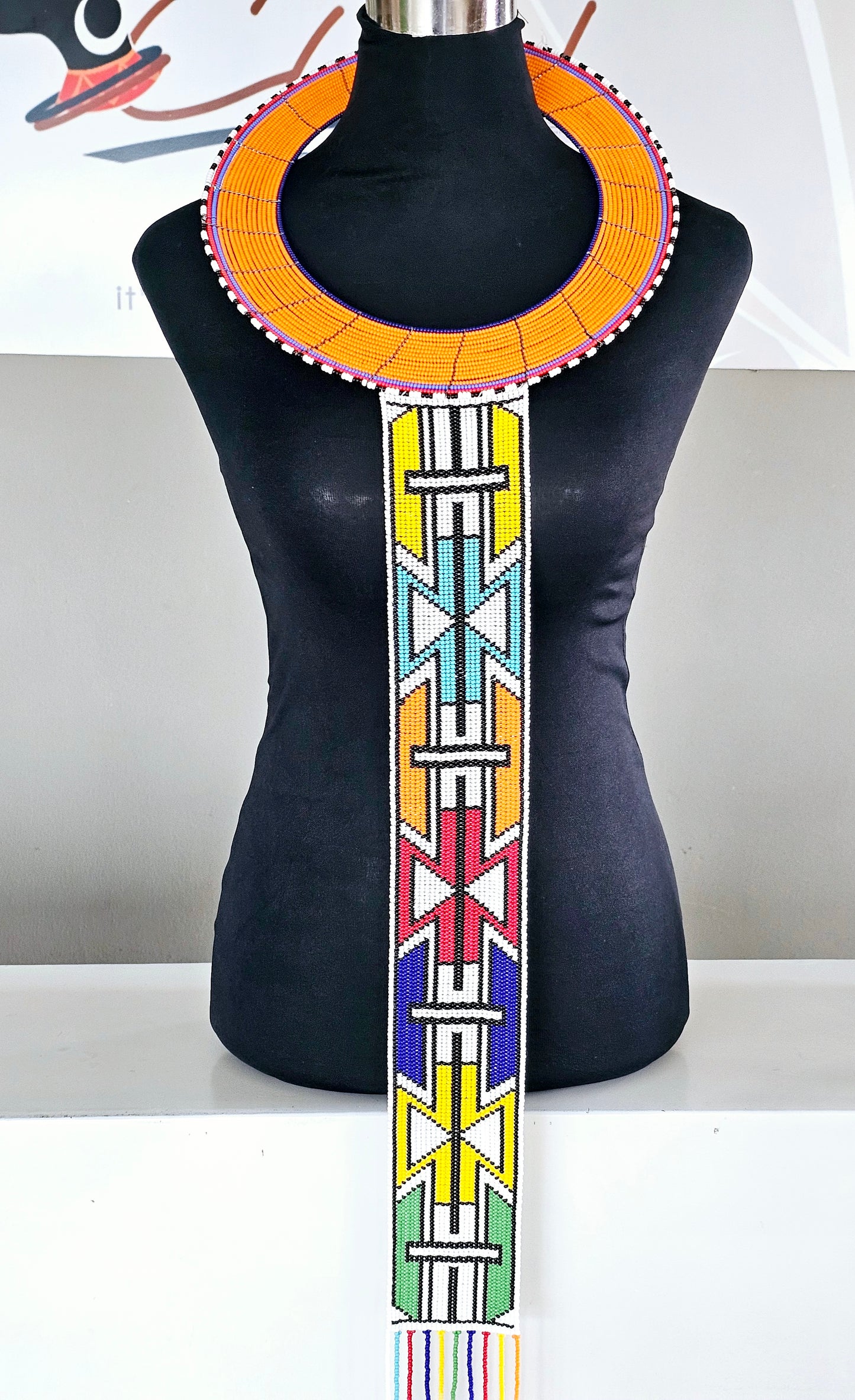 Avela Beaded Neckpiece