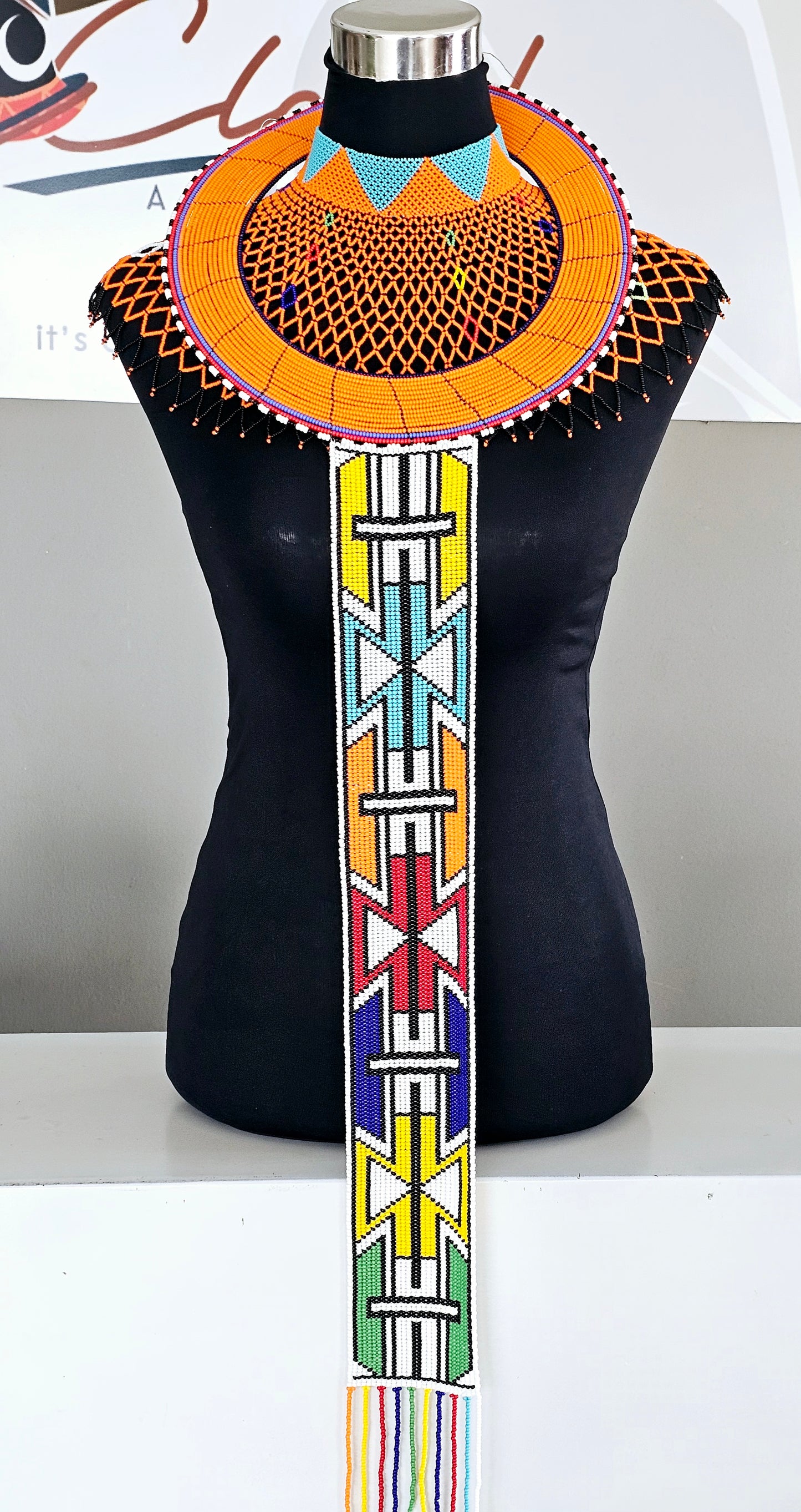 Avela Beaded Neckpiece