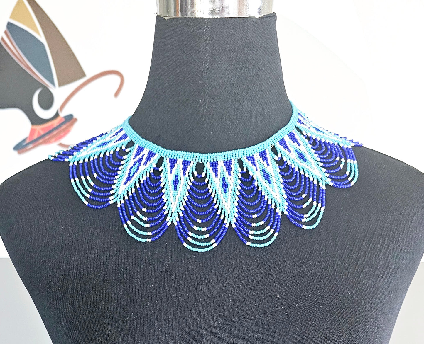 Sazwi Peacock Neckpiece