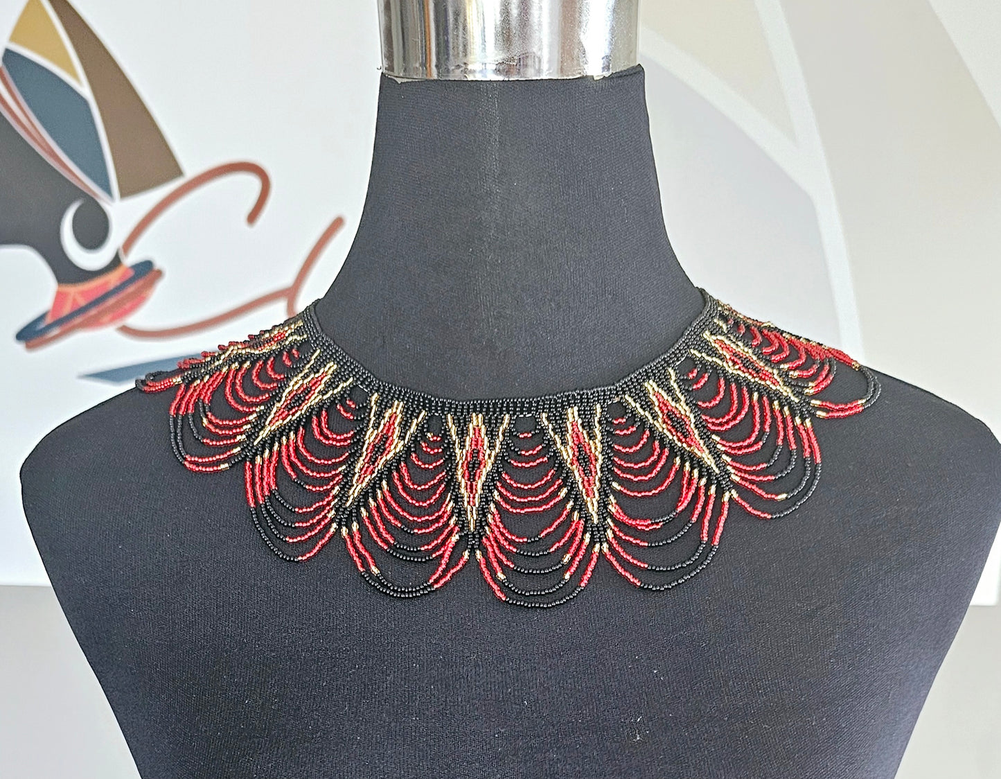 Sazwi Peacock Neckpiece