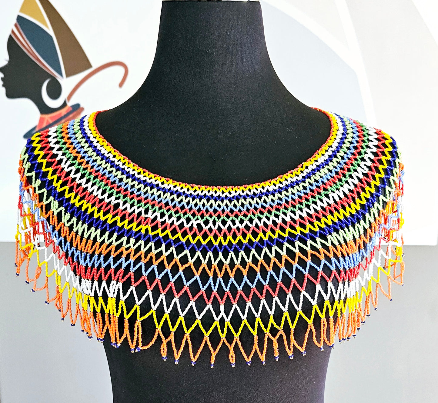 Nokhwezi Beaded Cape