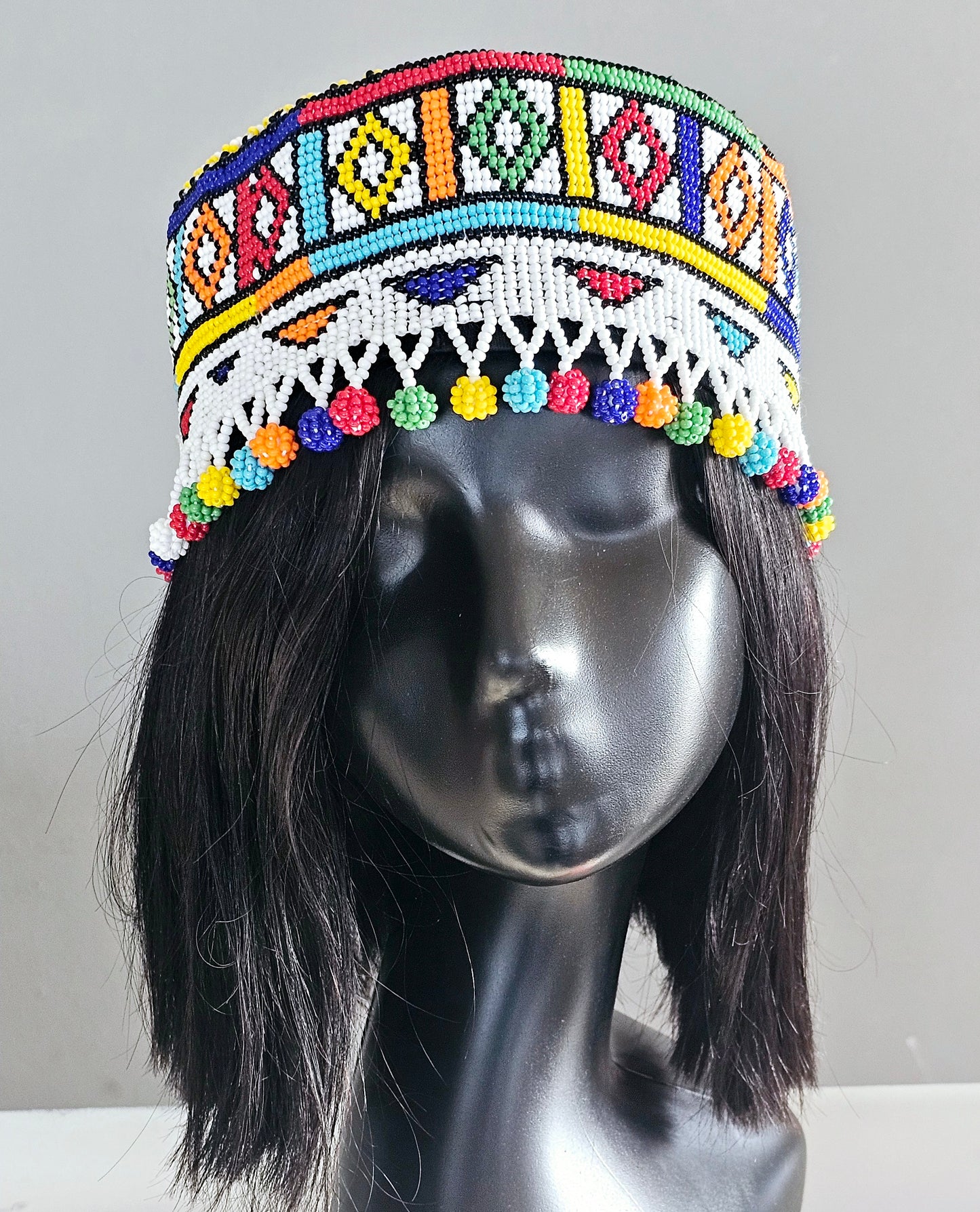 Beaded Crown Hat