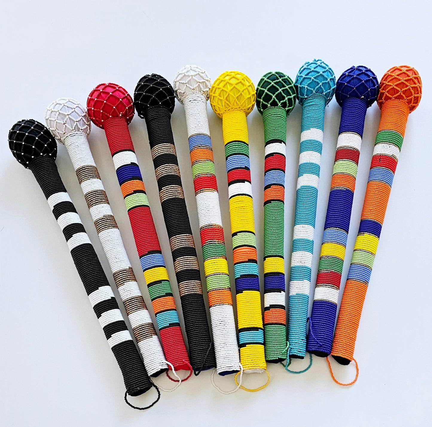 Beaded Knobkerrie - Intonga