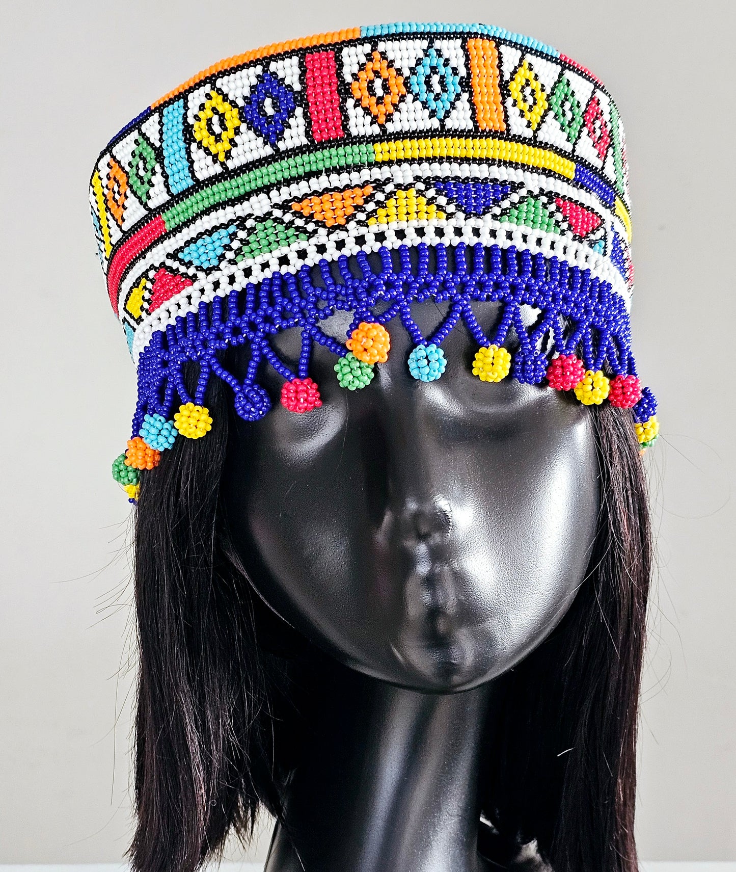 Beaded Crown Hat
