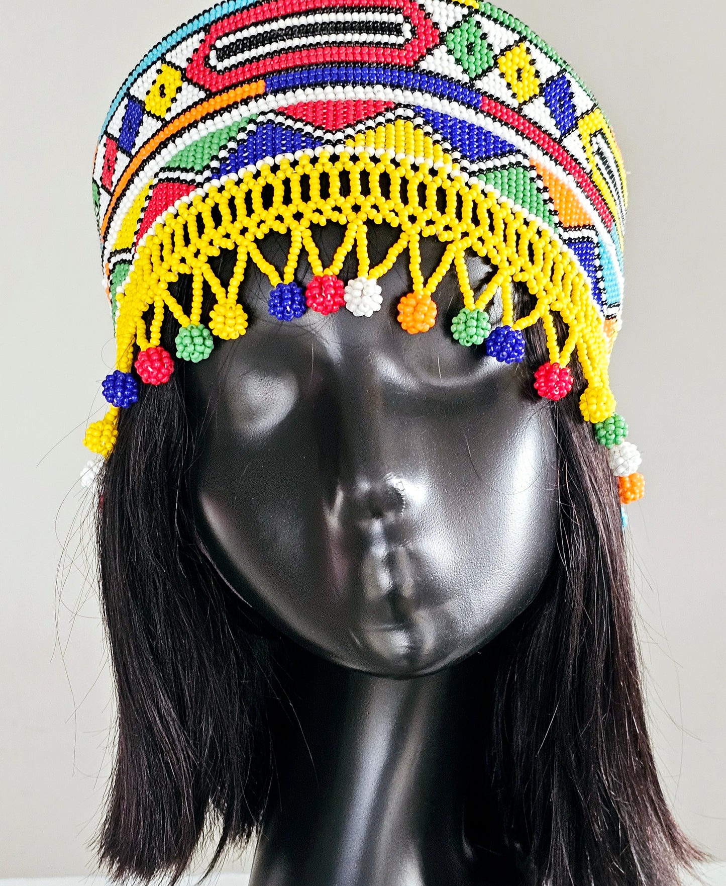 Beaded Crown Hat