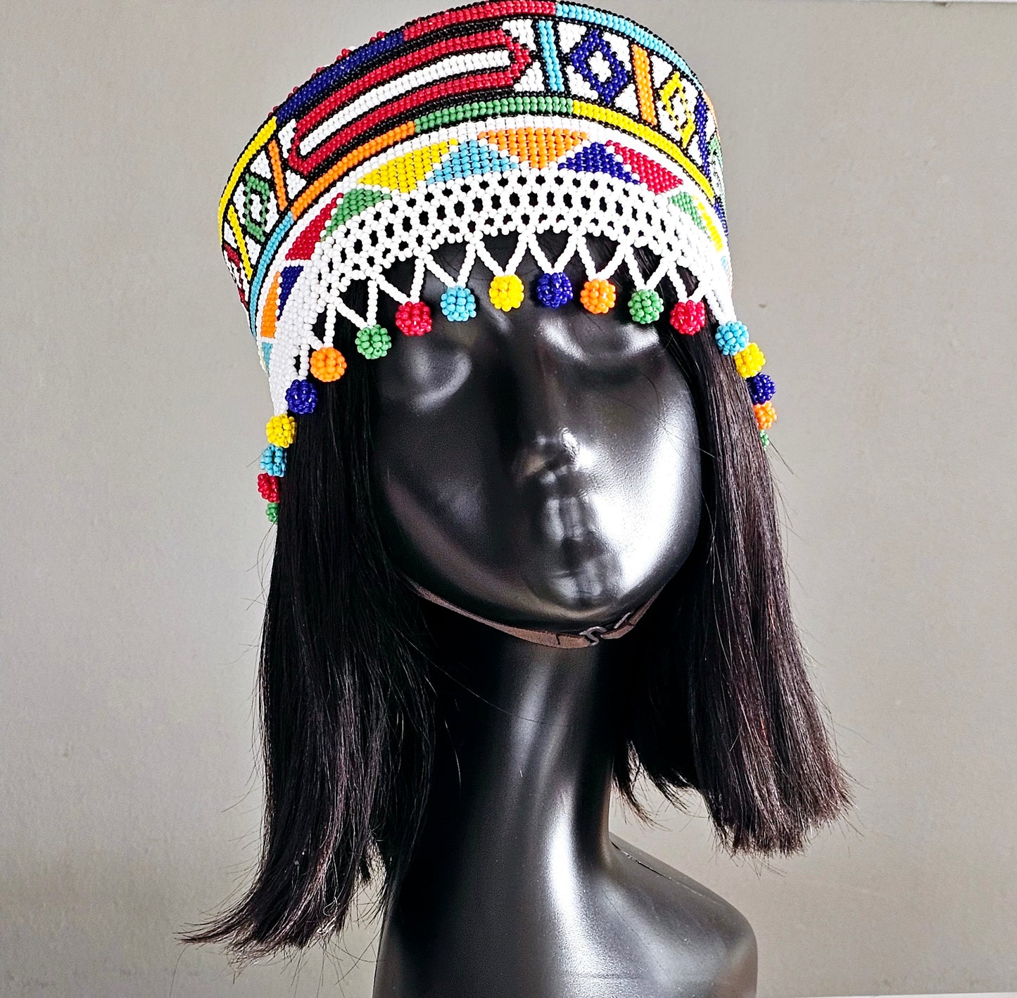 Beaded Crown Hat