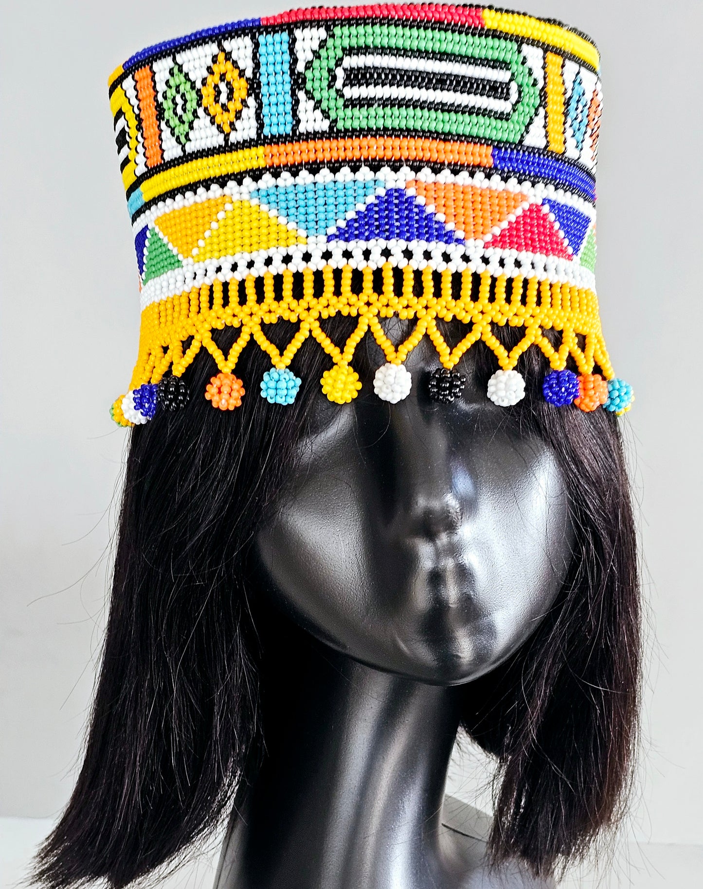 Beaded Crown Hat