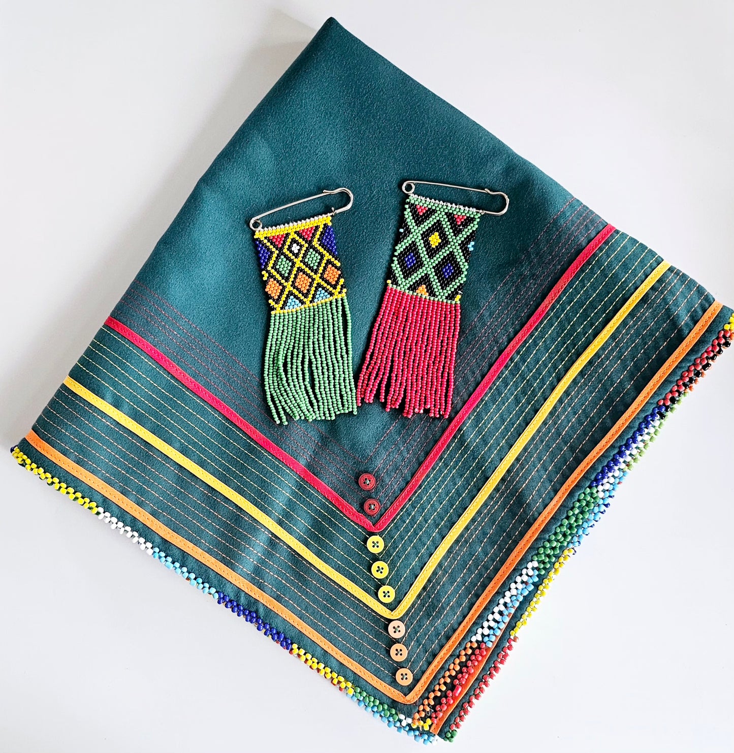 Beaded Doek Rectangle