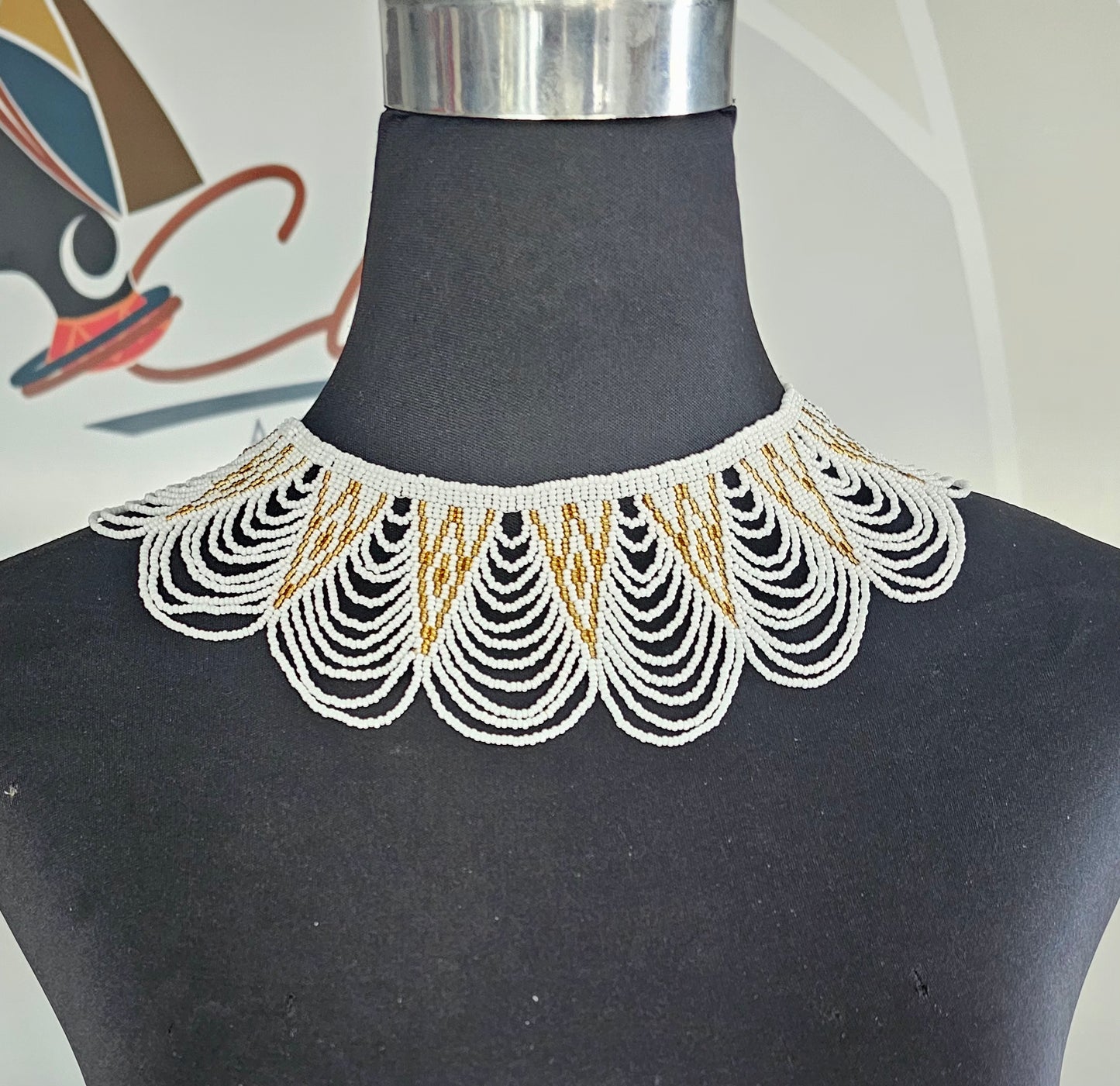 Sazwi Peacock Neckpiece