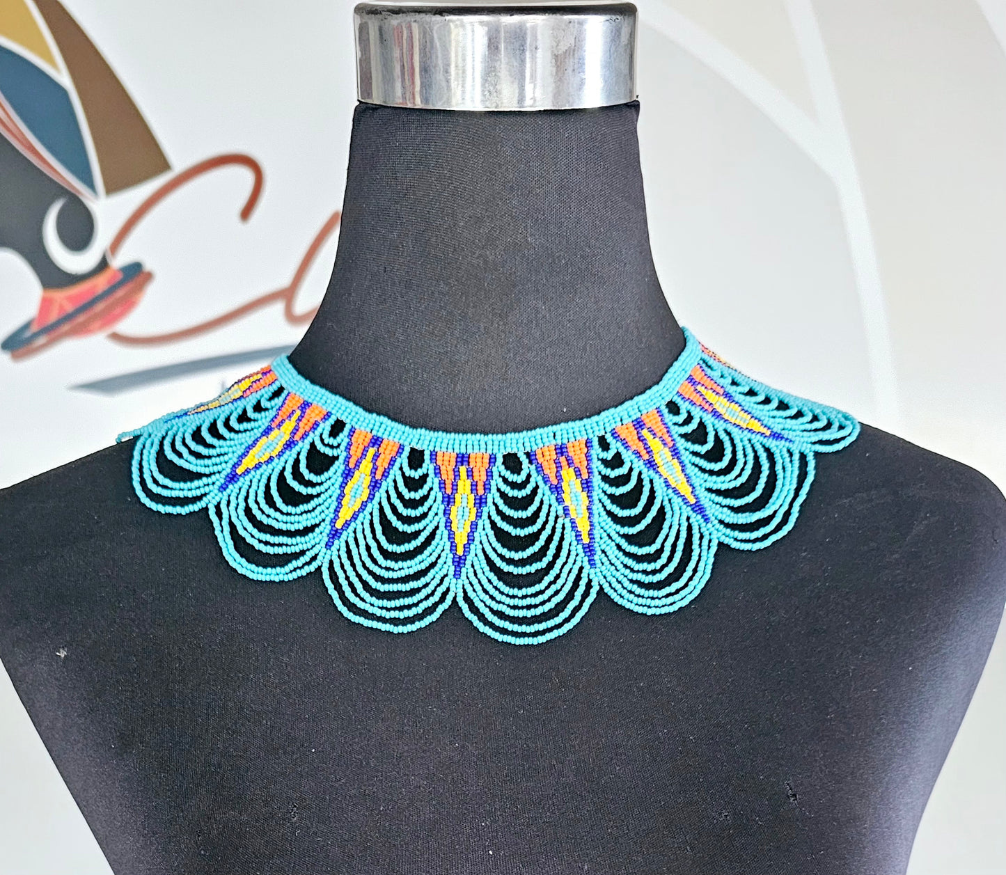 Sazwi Peacock Neckpiece