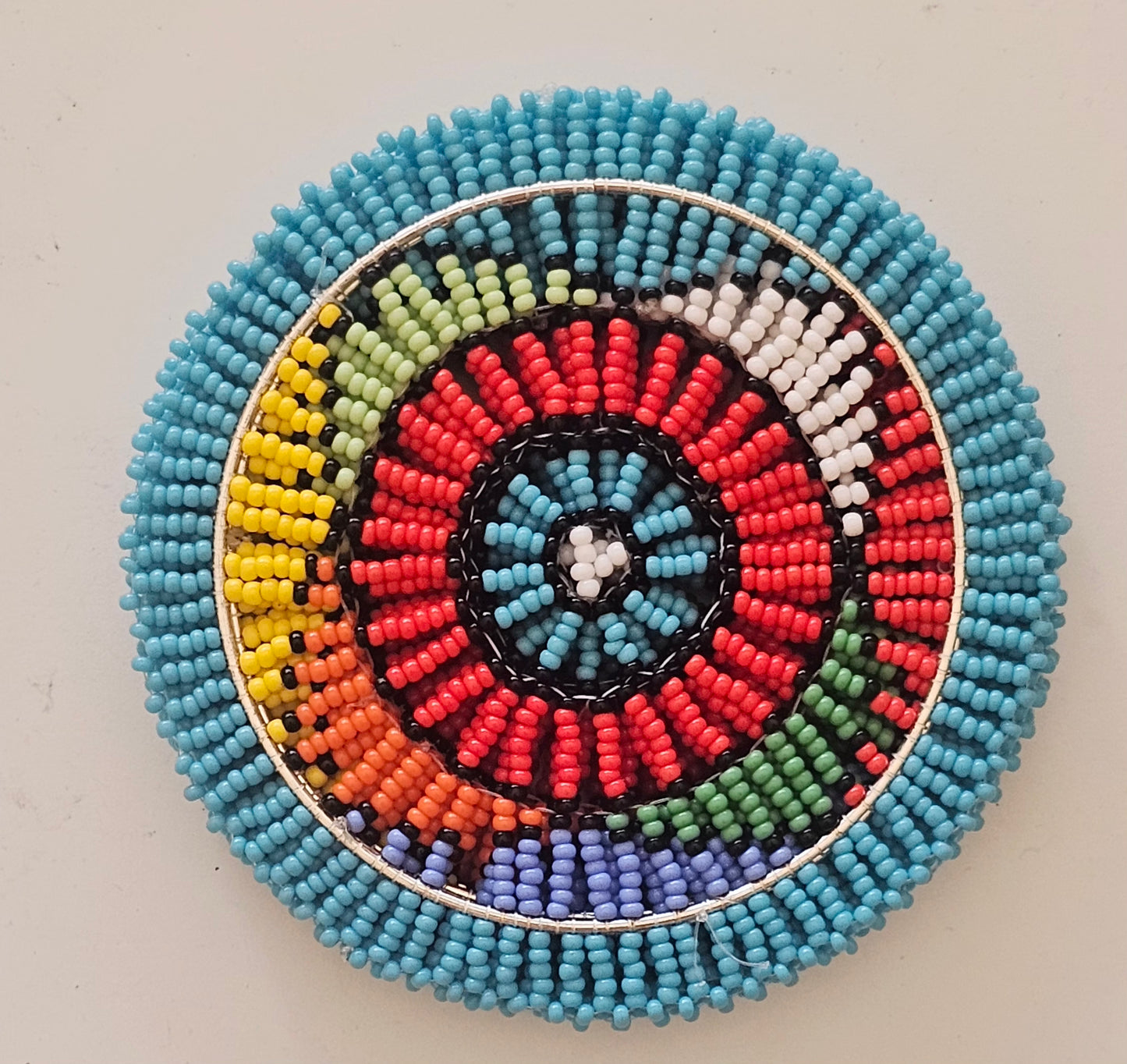 6x Beaded Coaster Set
