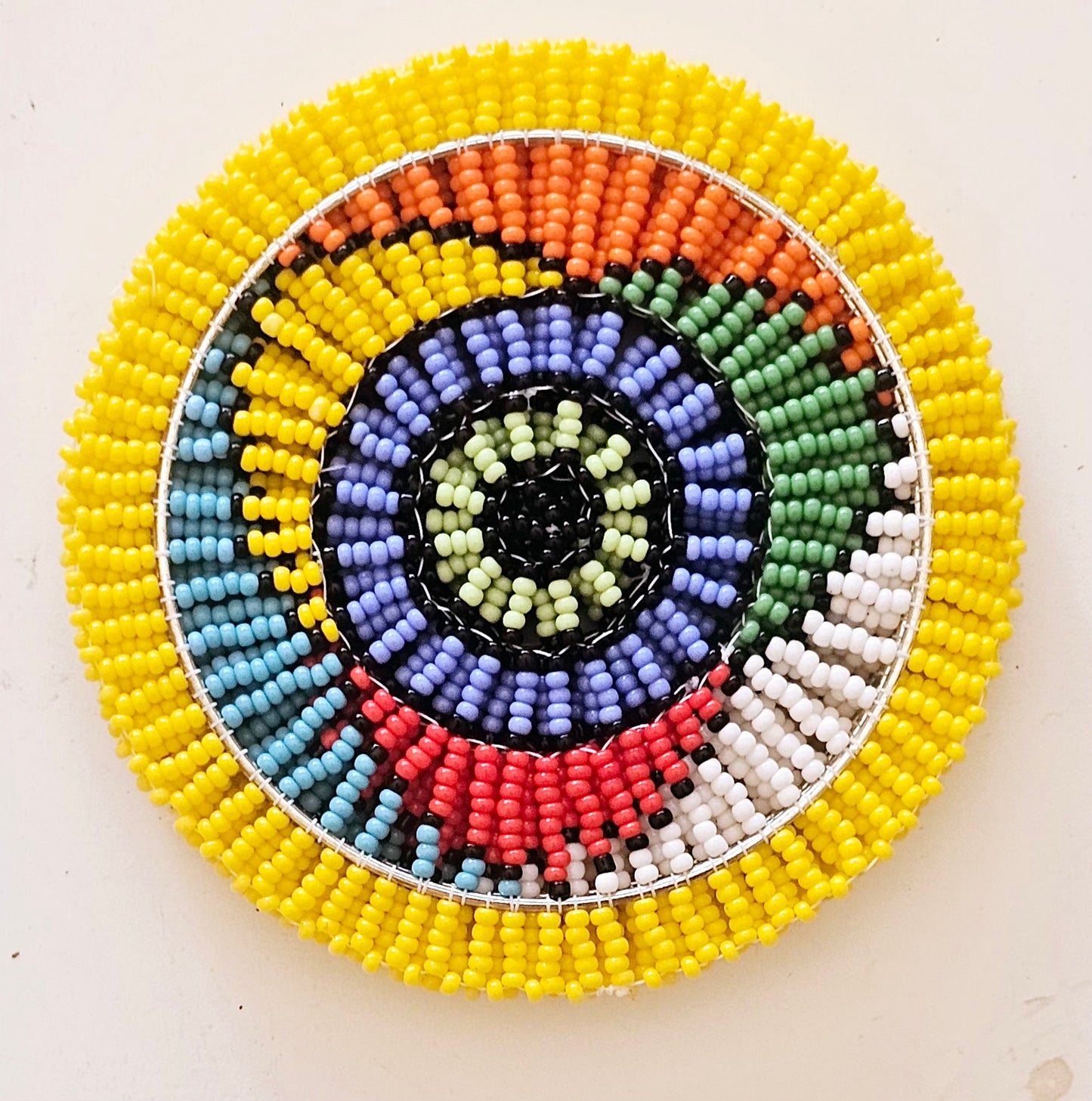 6x Beaded Coaster Set