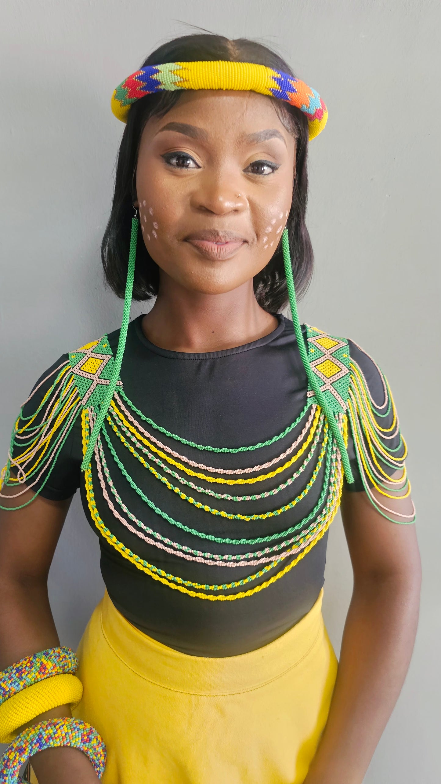 Sapho Beaded Neckpiece