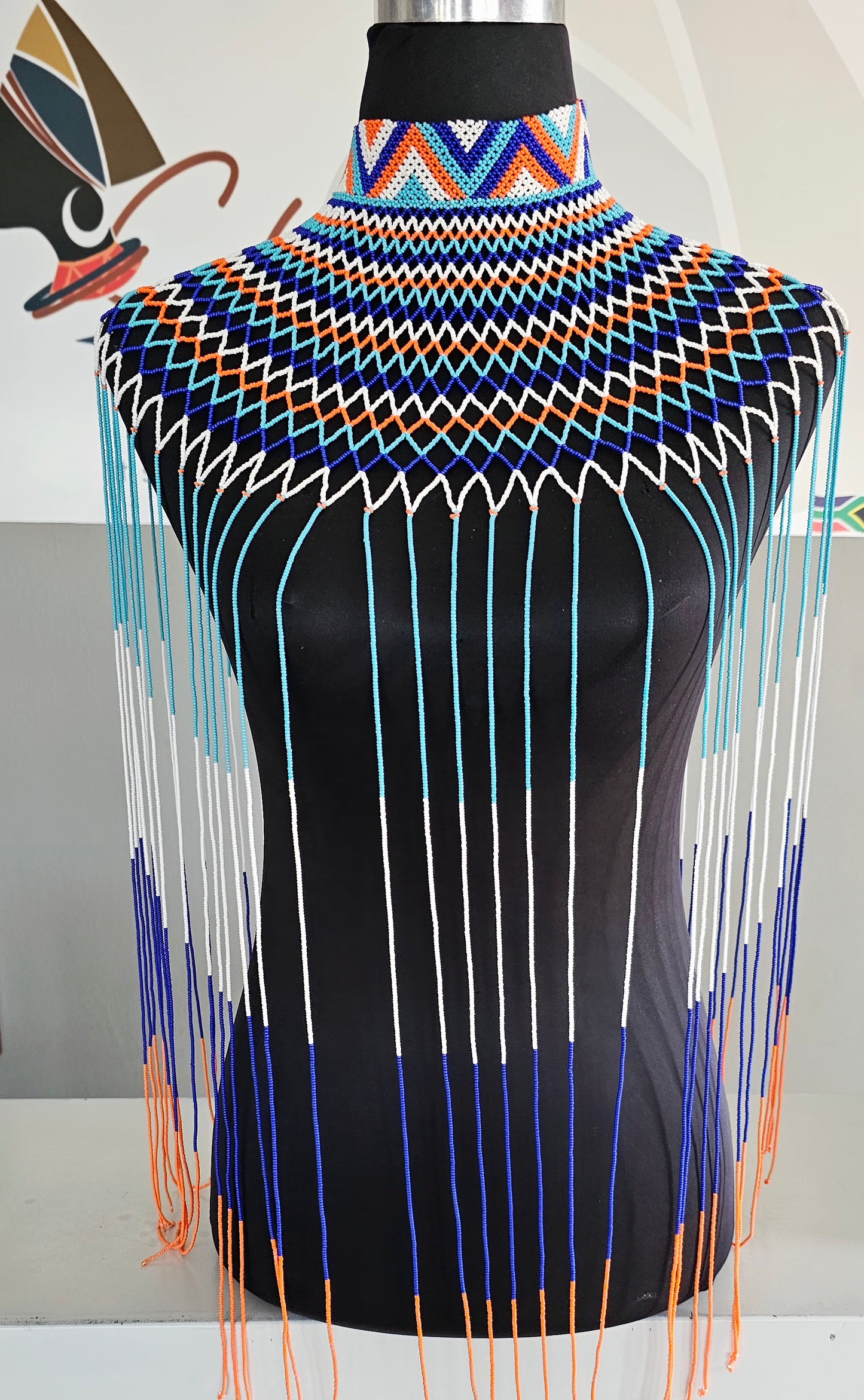 Sazi Men's Waterfall Neckpiece