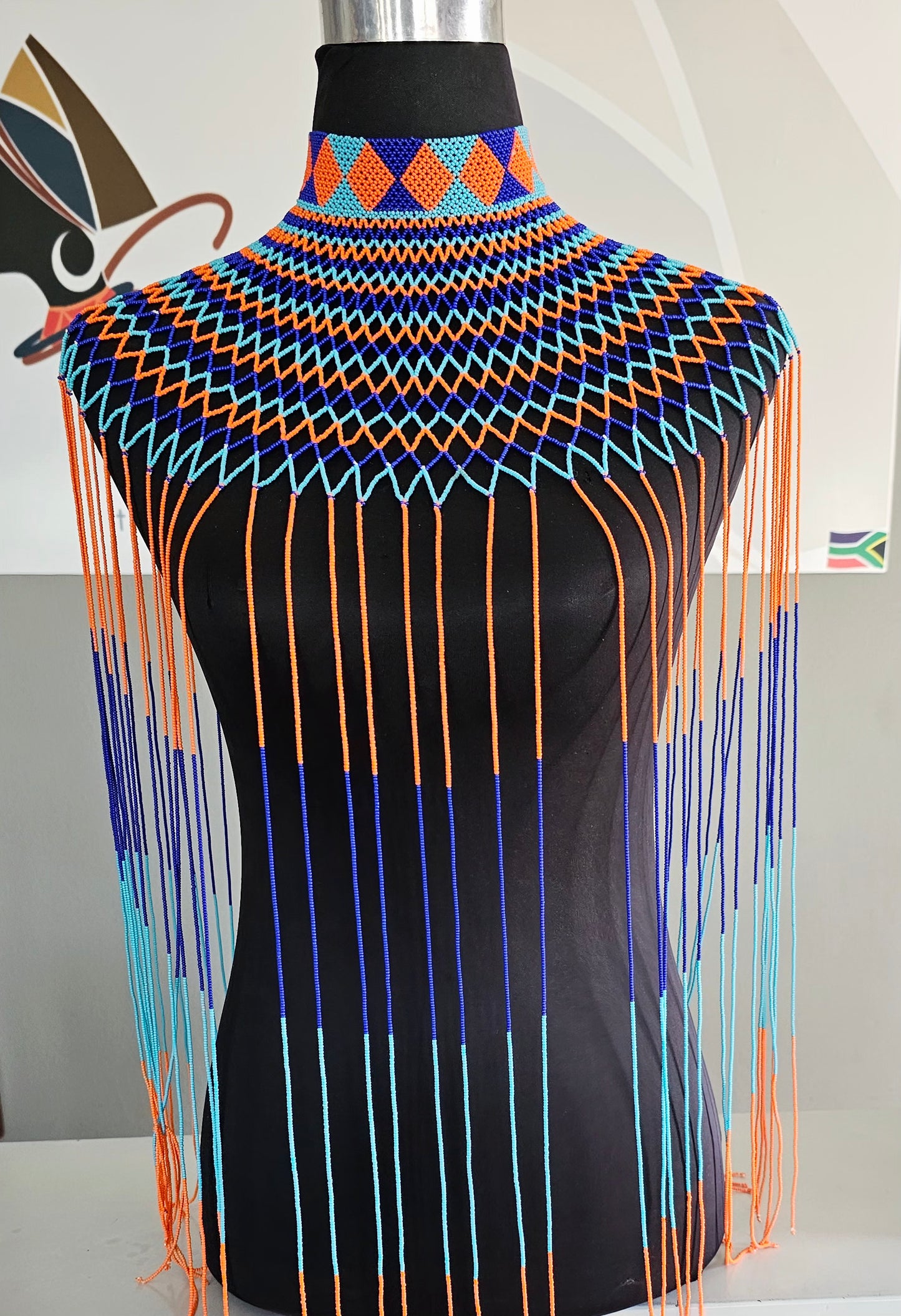 Sazi Men's Waterfall Neckpiece