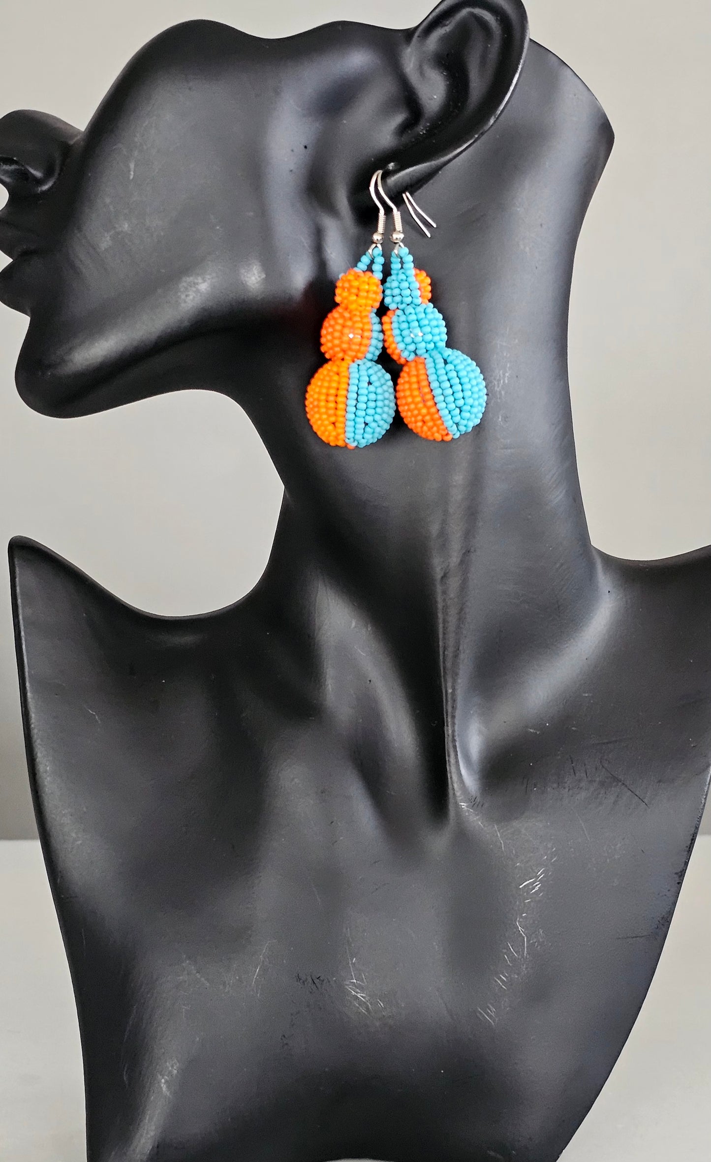 Beaded Ball Earrings