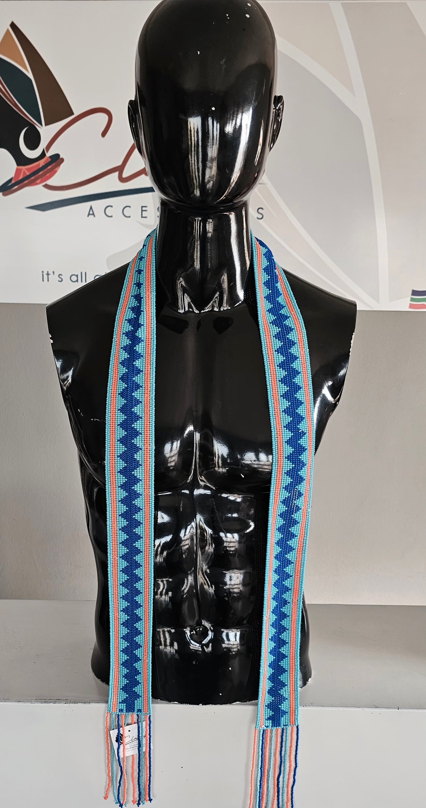 Madiba Men's Beaded Scarf