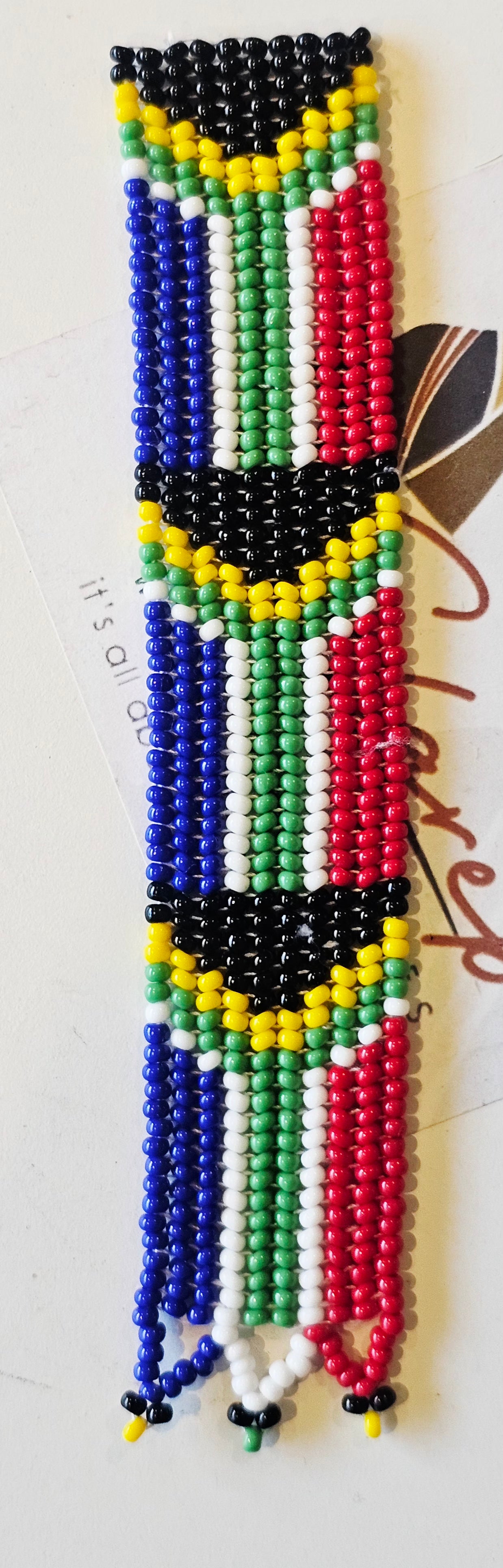 African Beaded Bookmark