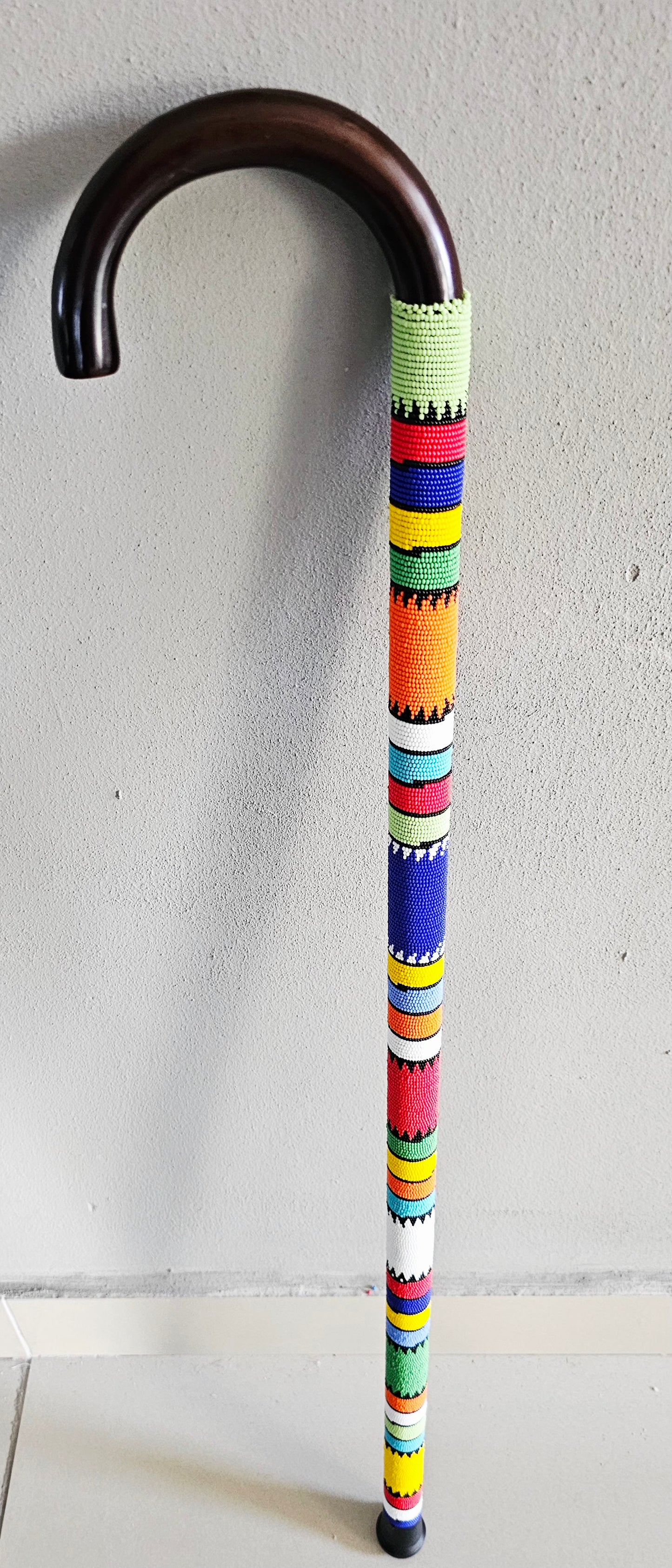 Togu Beaded Walking Stick/ Intonga