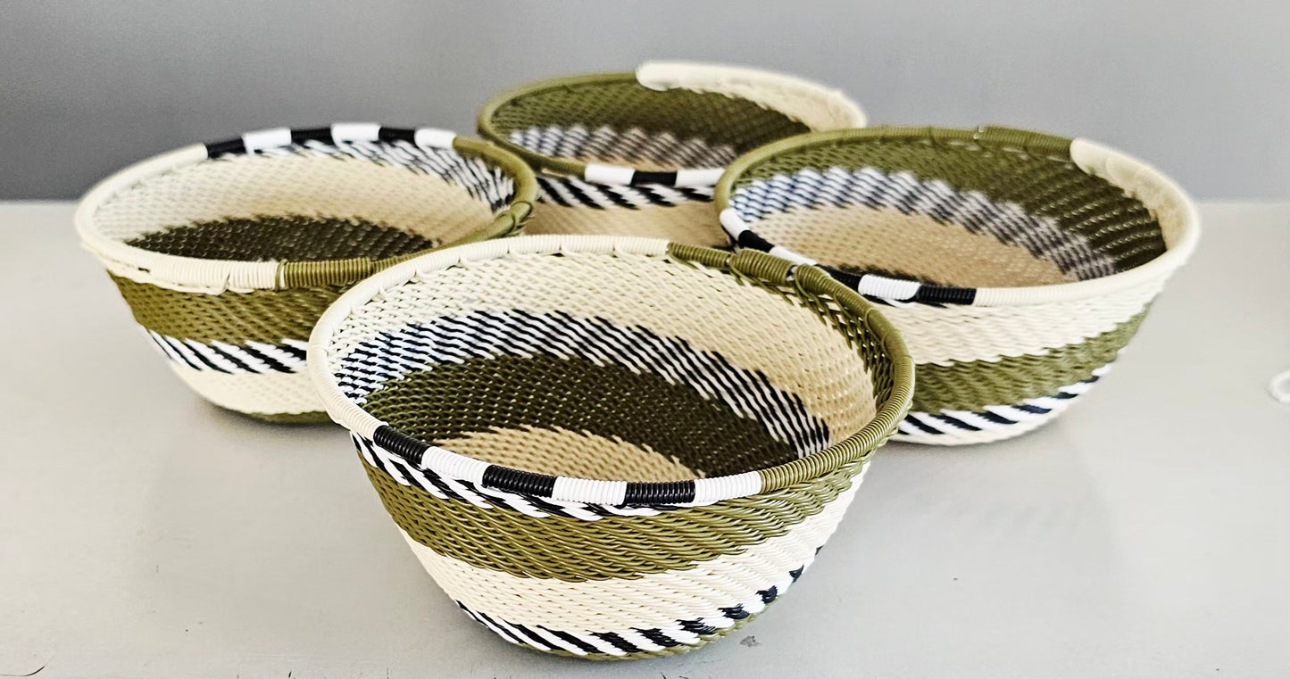 Telephone Wire Bowl 10x5cm