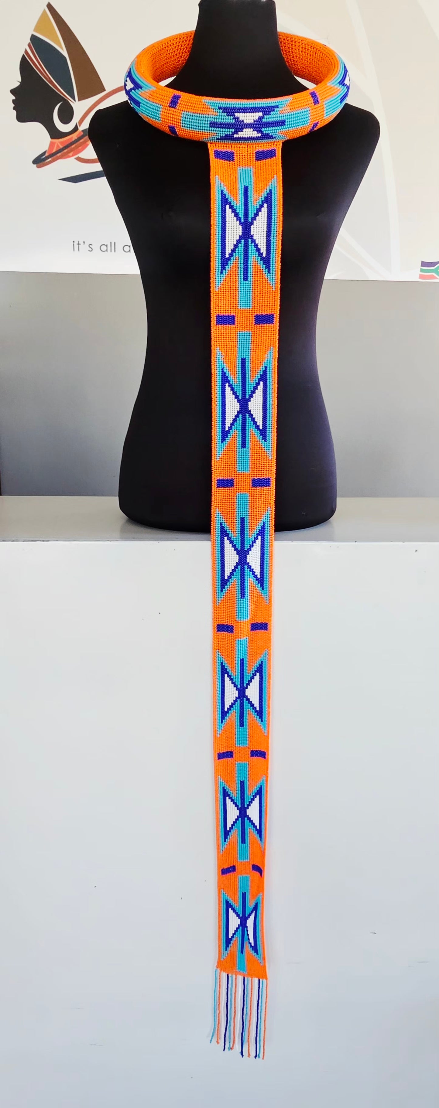 MaNgwane Beaded Neckpiece