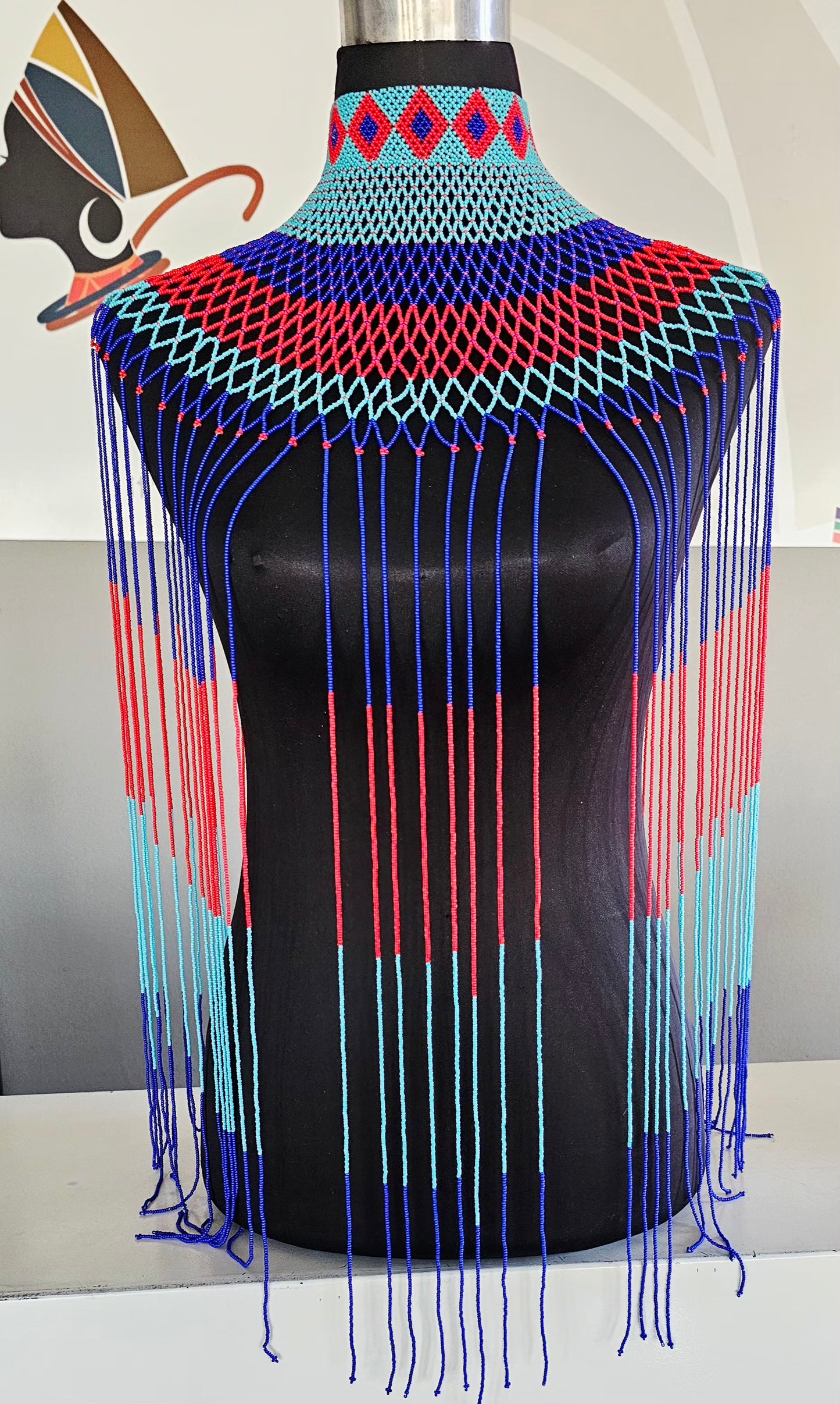 Zizi Men's Beaded Neckpiece