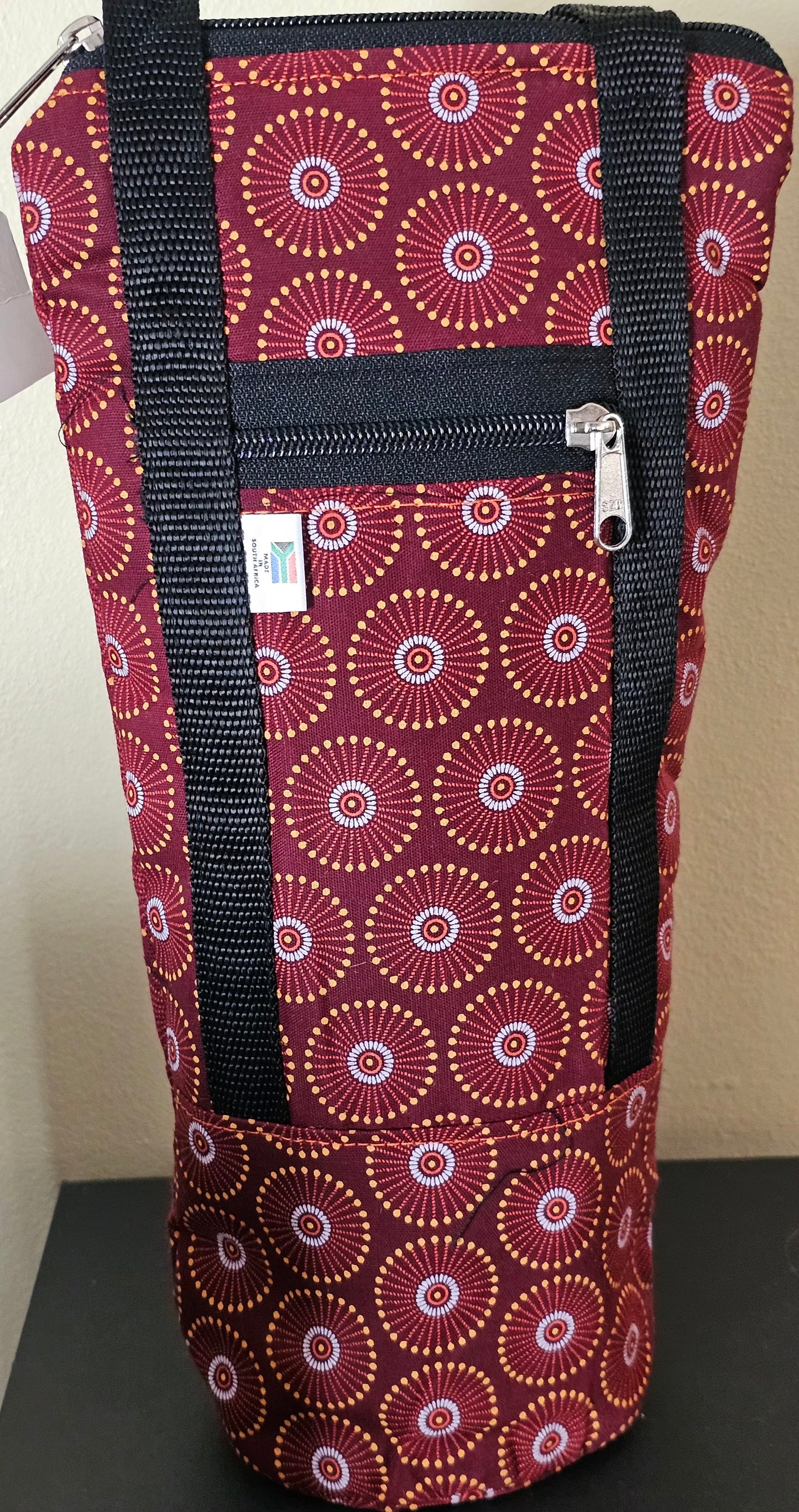 Shweshwe Wine Bag