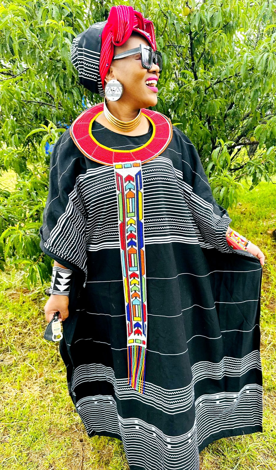 Avela Beaded Neckpiece