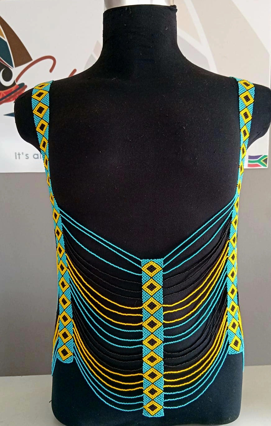 Ndlovu Men's Beaded Vest