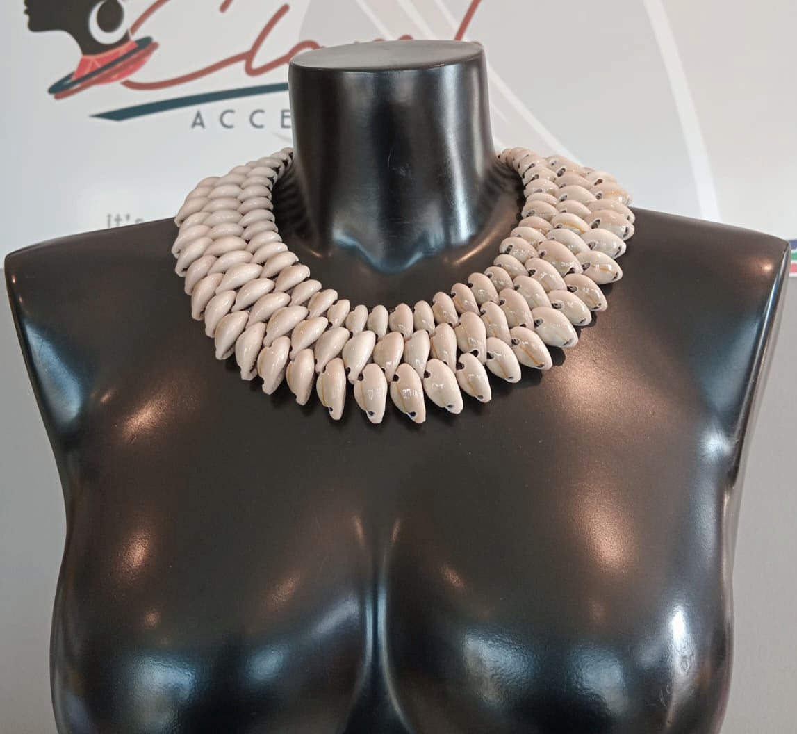 Nambitha Cowrie Shell Neckpiece