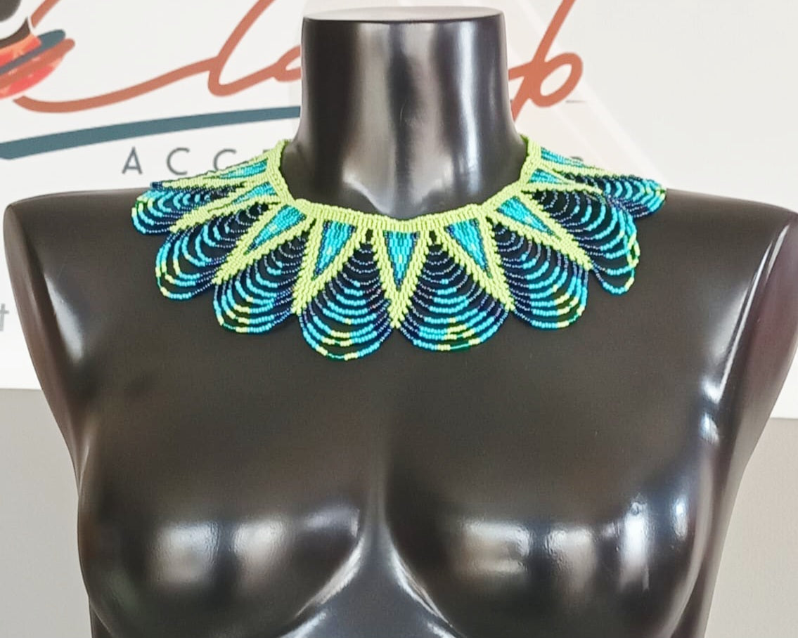 Sazwi Peacock Neckpiece