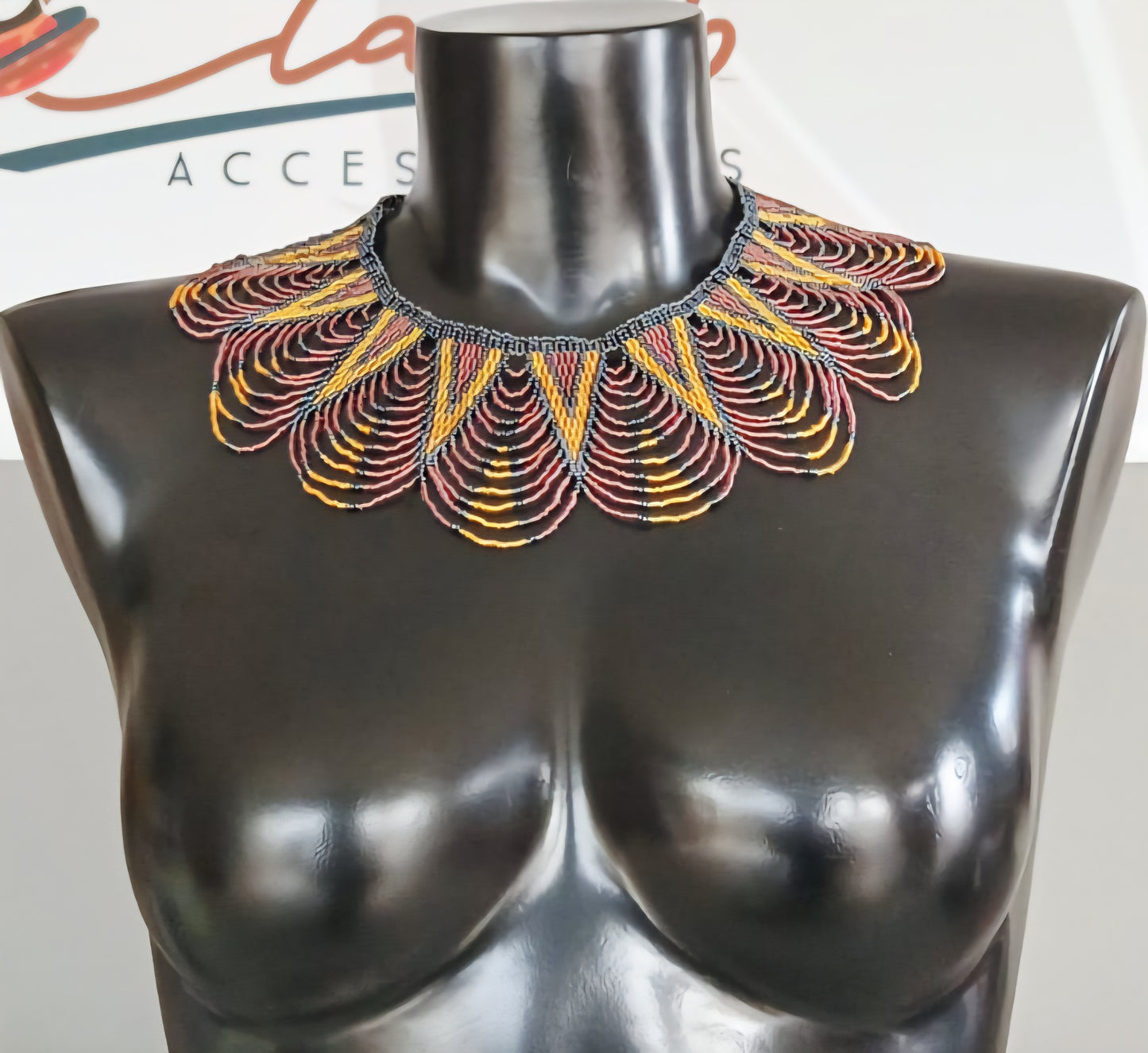 Sazwi Peacock Neckpiece