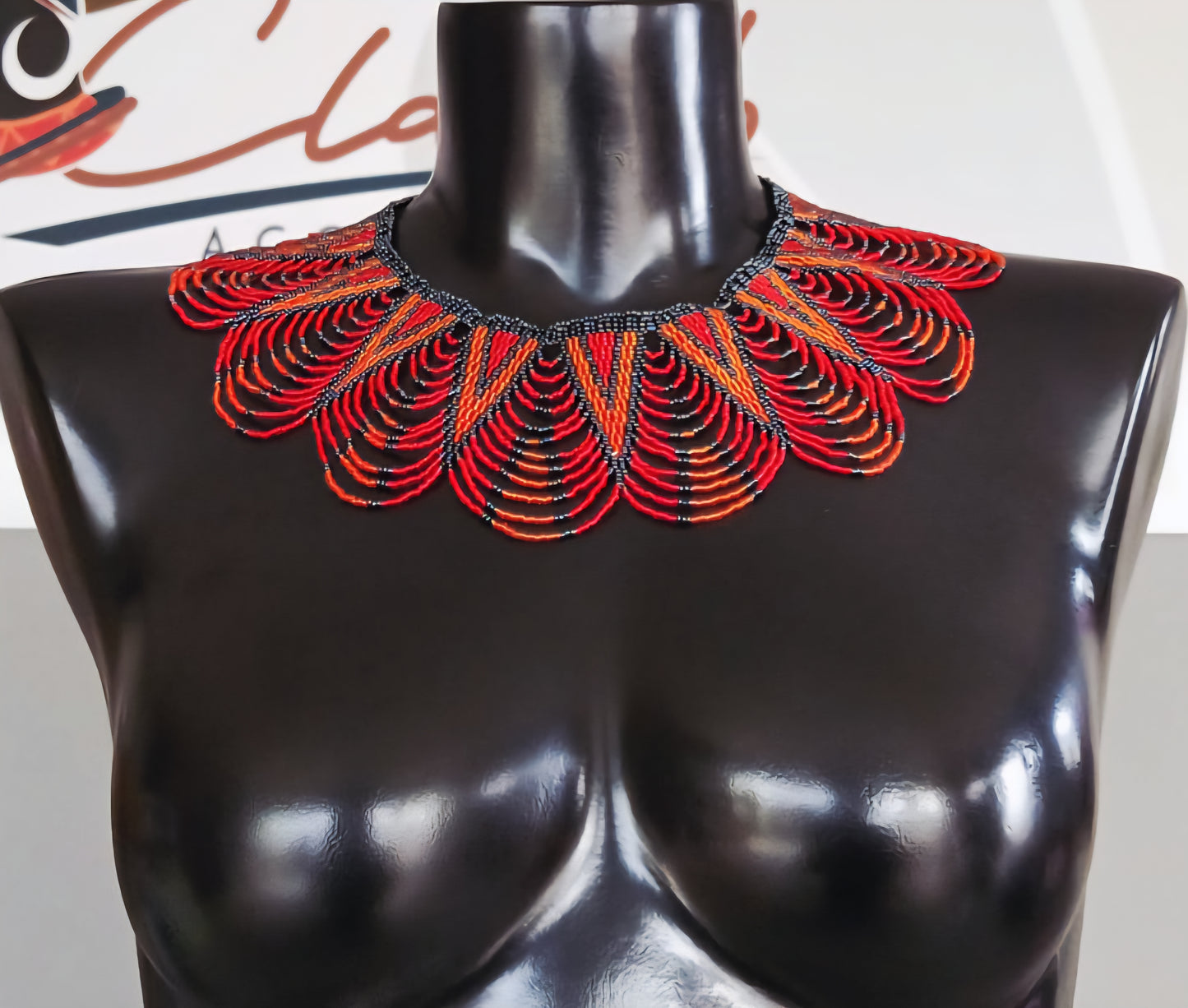Sazwi Peacock Neckpiece