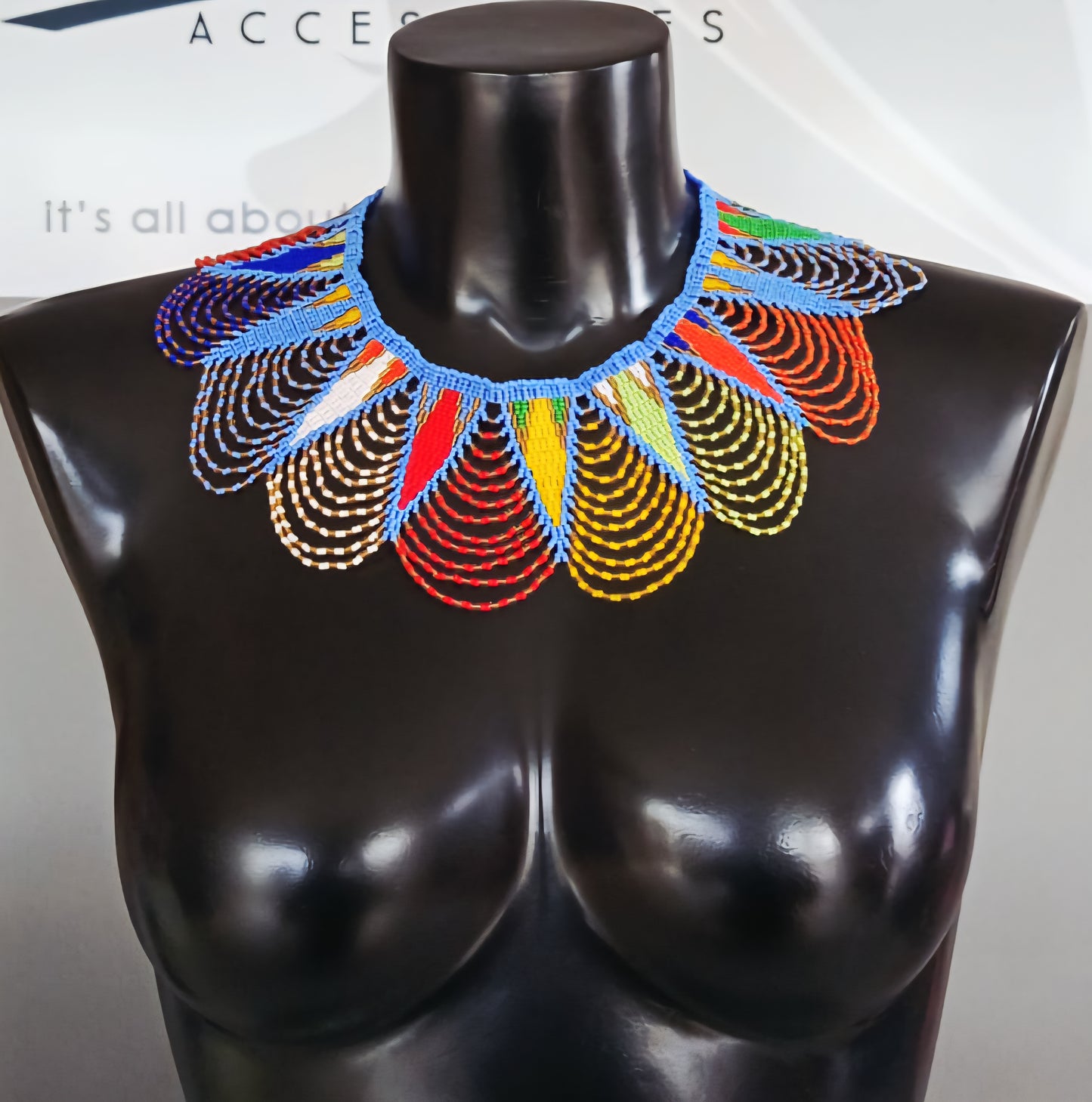 Sazwi Peacock Neckpiece