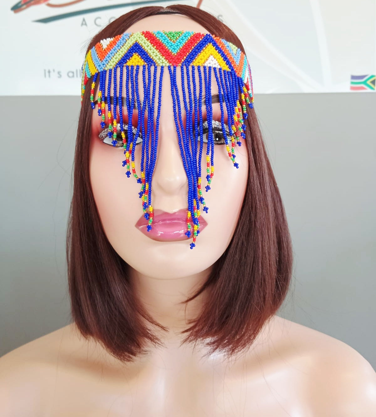 Beaded Head Veil