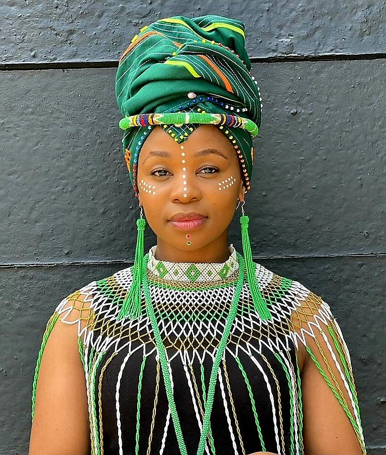 Xhosa Doek Styles How To Tie A Doek NomaChule Beaded Doek – Clareb