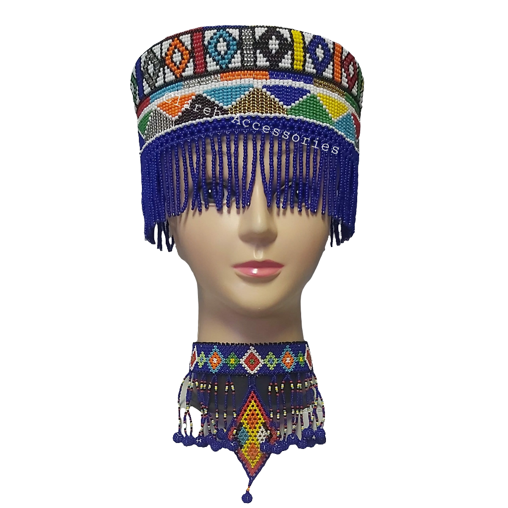 Beaded Crown Hat